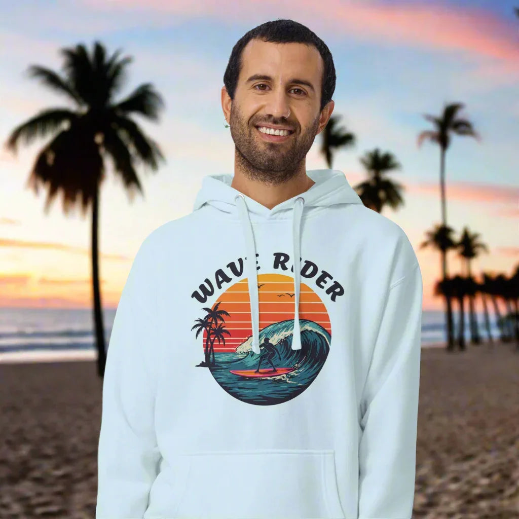 Wave Rider Hoodie – Sunset Surf Aesthetic - RaZits