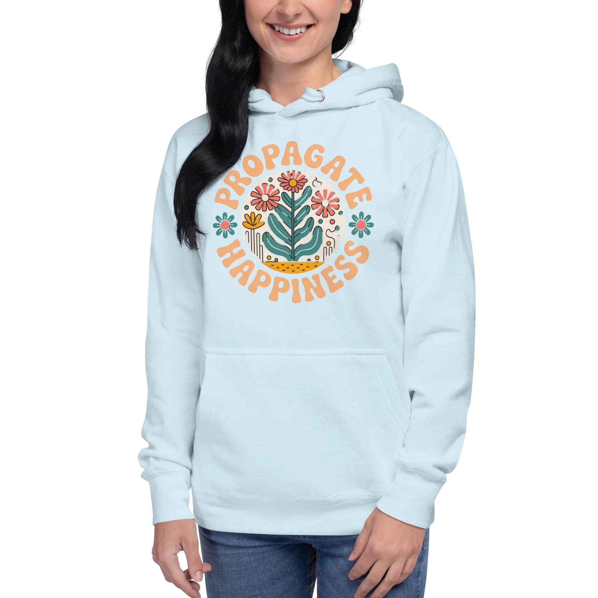 Plant Lover Hoodie – Propagate Happiness Graphic Pullover - RaZits