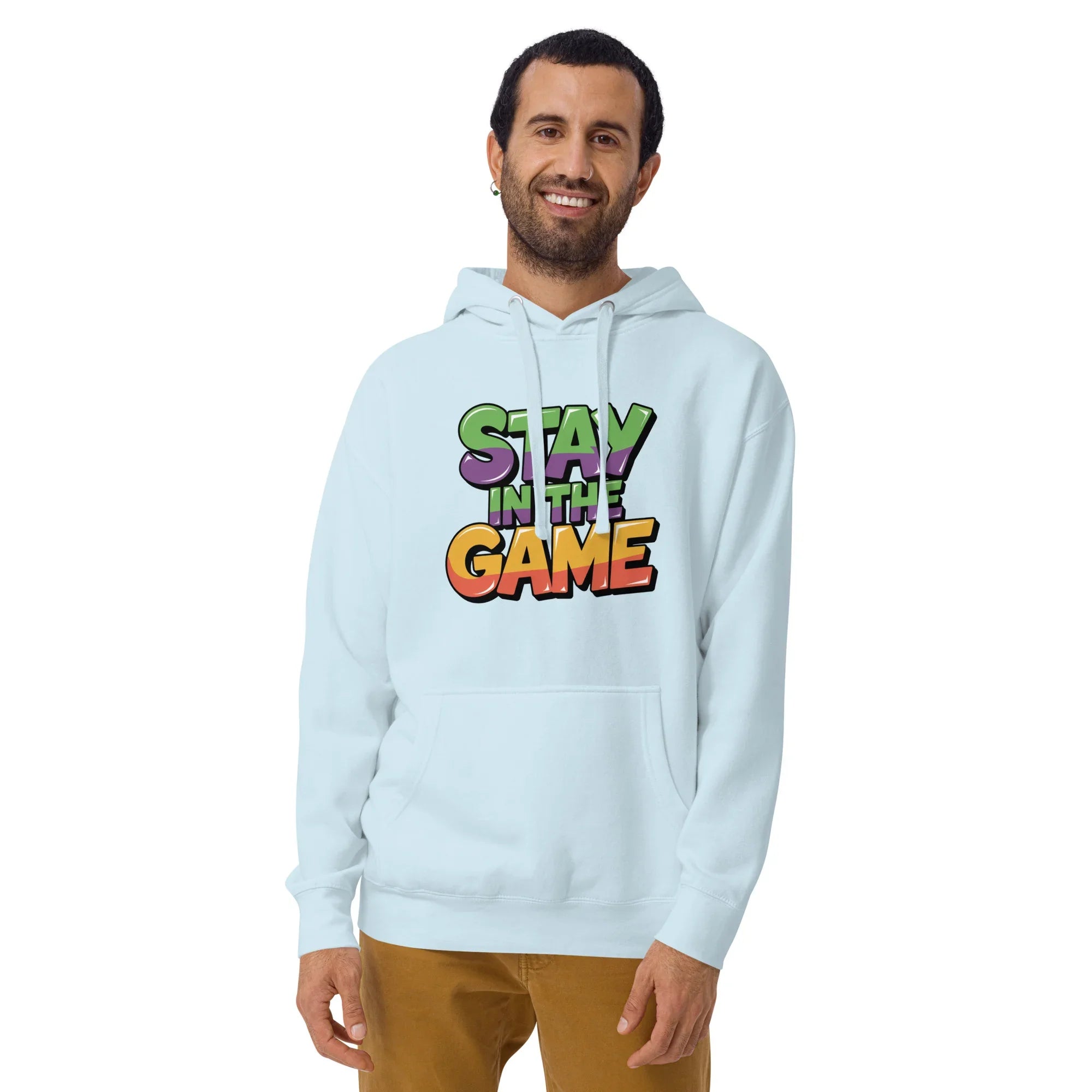Stay in the Game Hoodie – Bold Motivational Gamer Style - RaZits