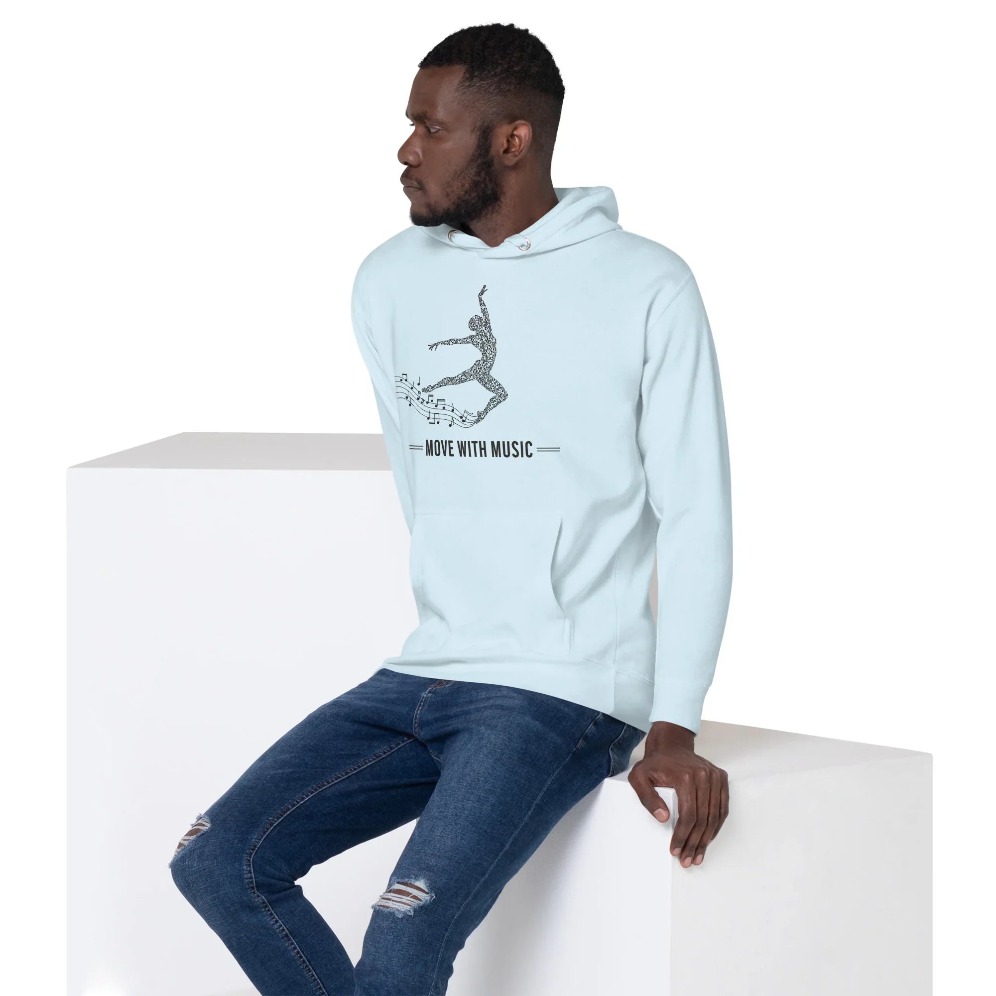 Move With Music Hoodie – Dance & Rhythm Graphic - RaZits