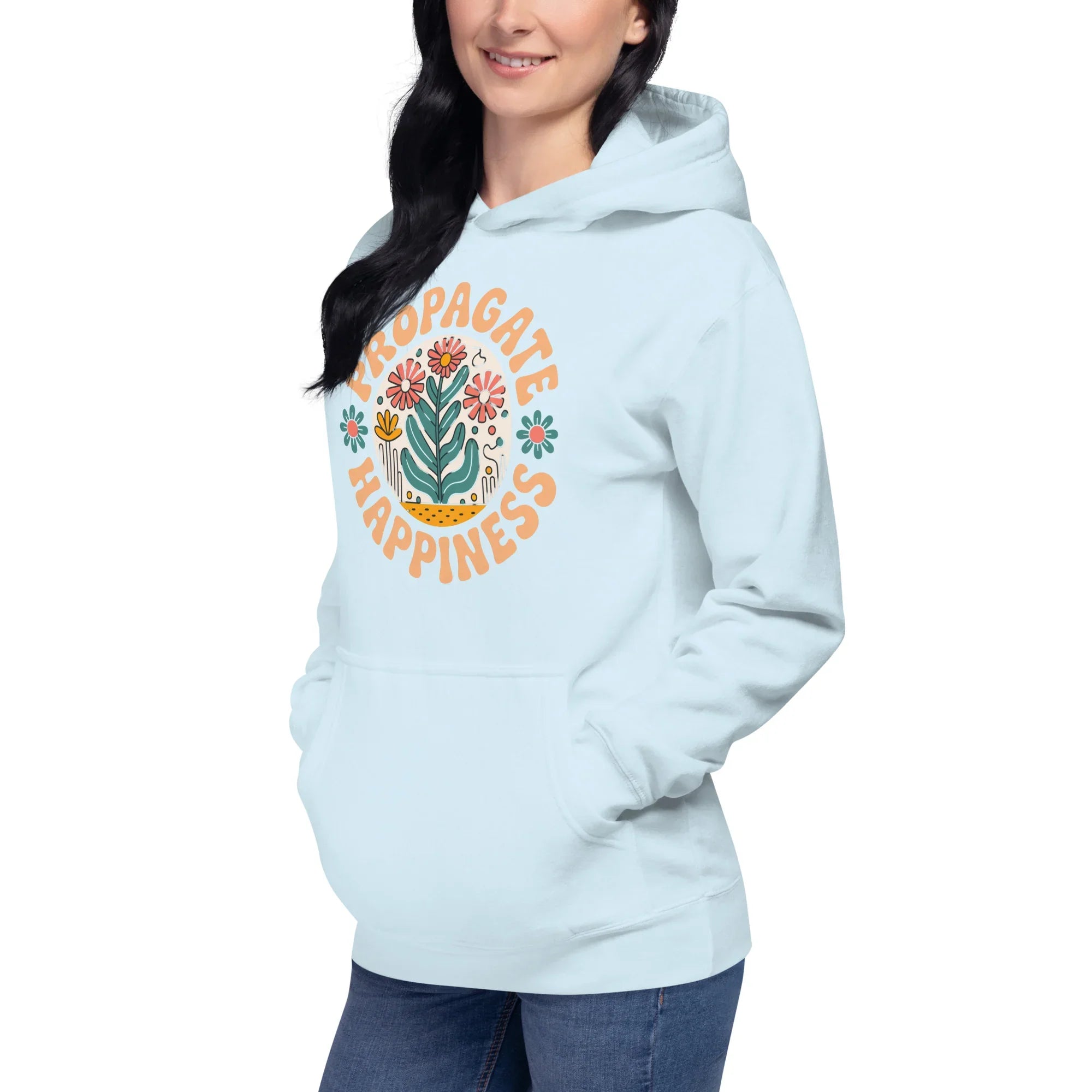 Plant Lover Hoodie – Propagate Happiness Graphic Pullover - RaZits