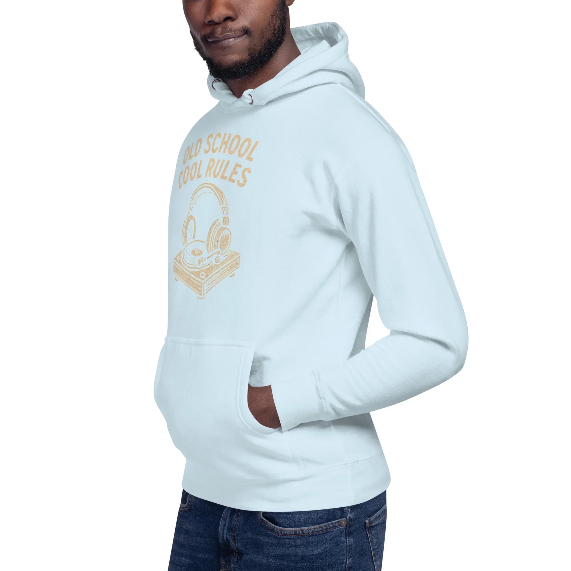 Old School Cool Rules Hoodie – Vintage Turntable Chillwear - RaZits
