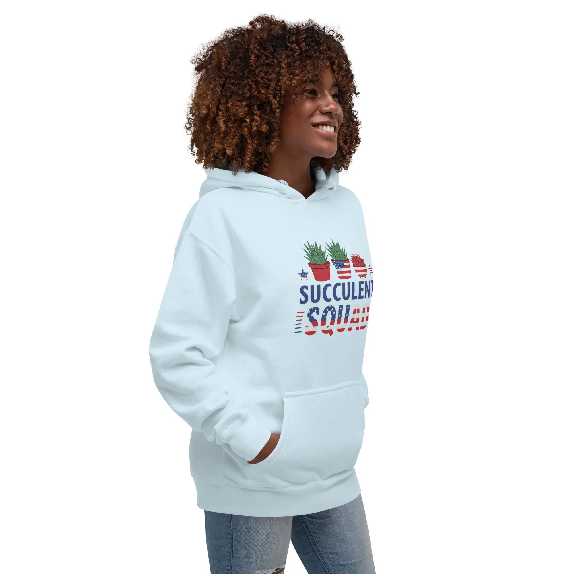 Succulent Hoodie – Succulent Squad Cute Plant Pullover - RaZits