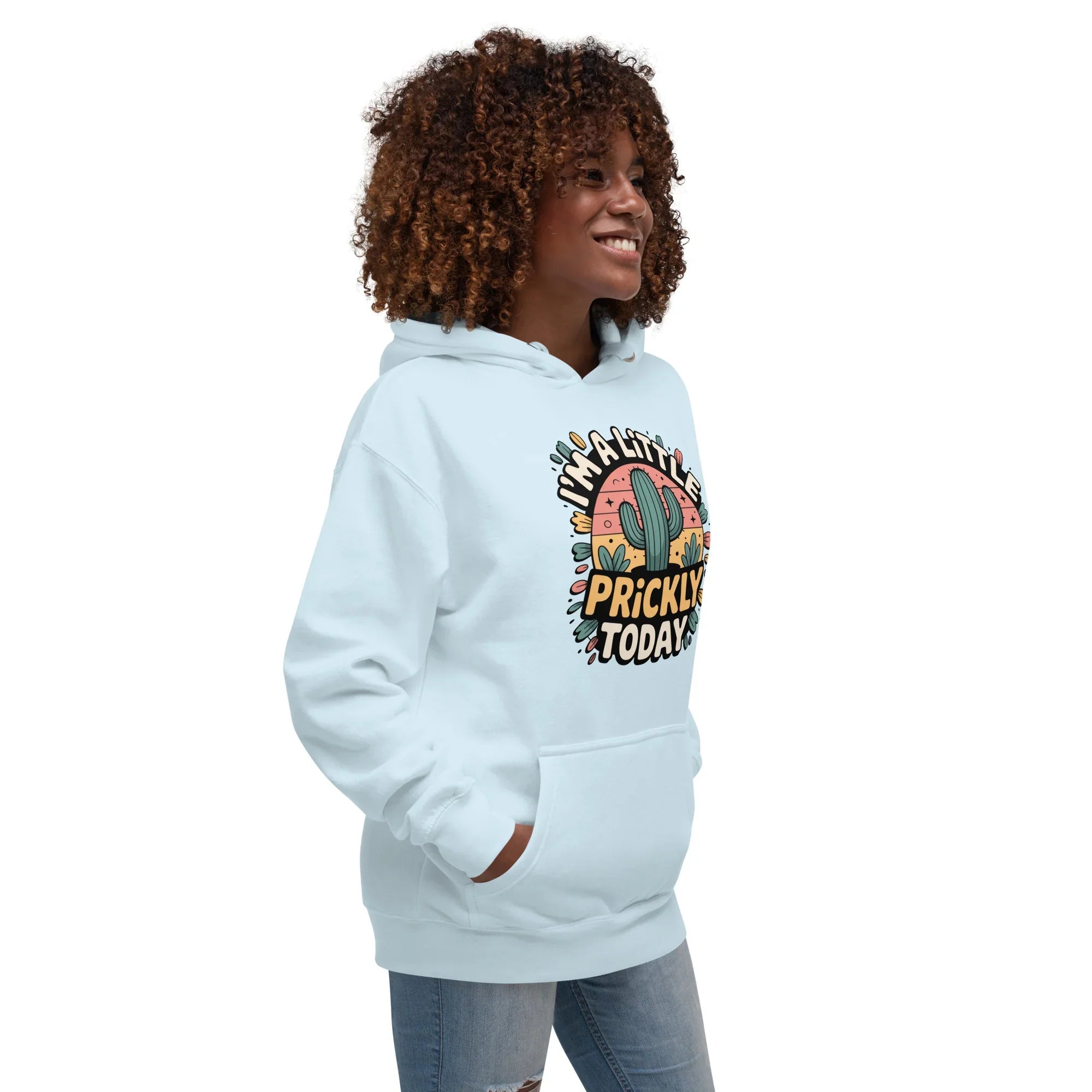 Cactus Hoodie – I’m A Little Prickly Today Funny Desert Pullover - RaZits