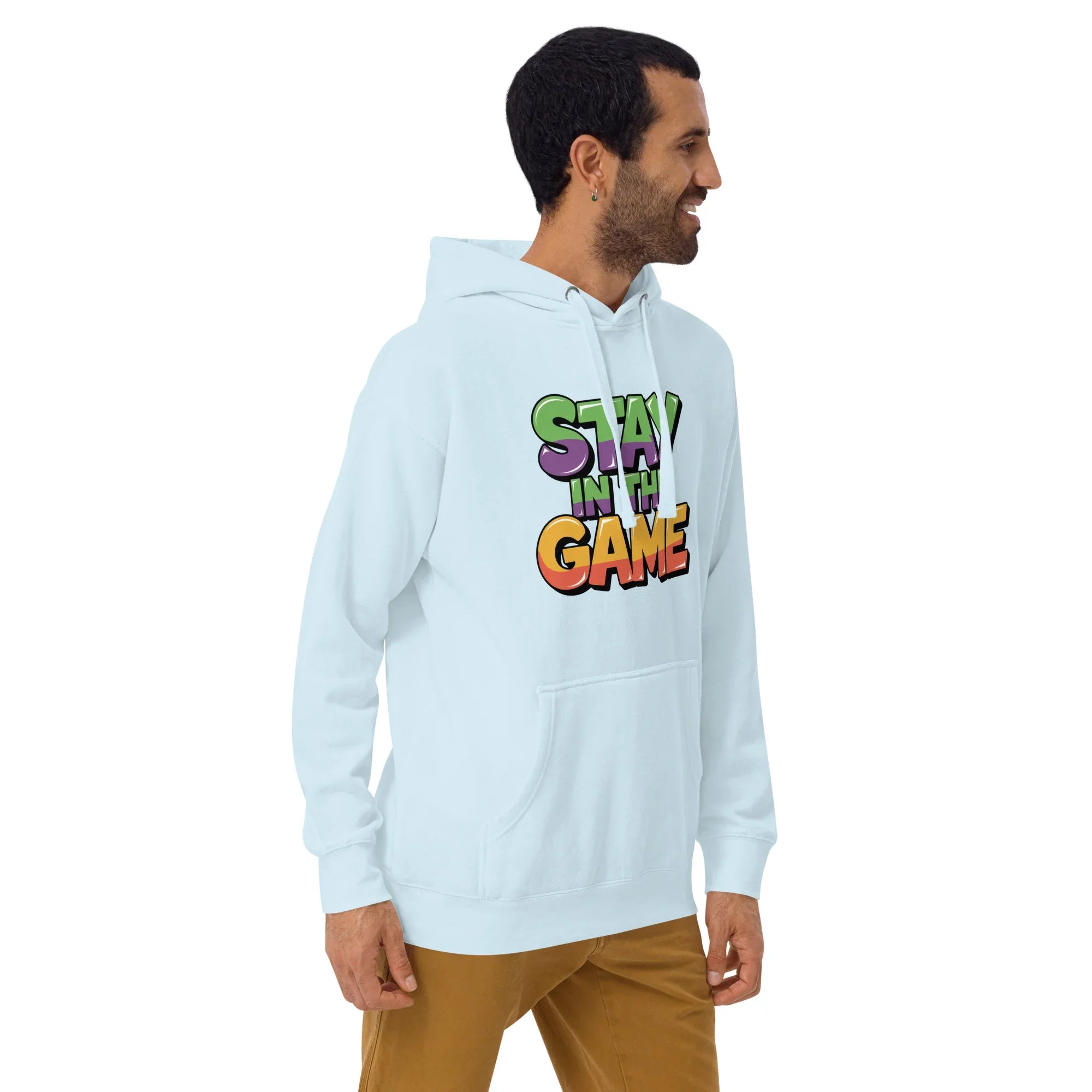 Stay in the Game Hoodie – Bold Motivational Gamer Style - RaZits