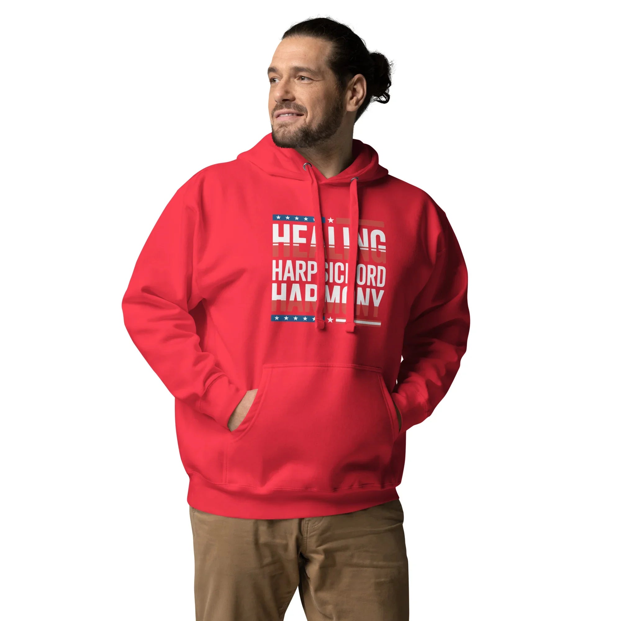 Healing Harpsichord Harmony Hoodie – Patriotic Classical Vibes - RaZits