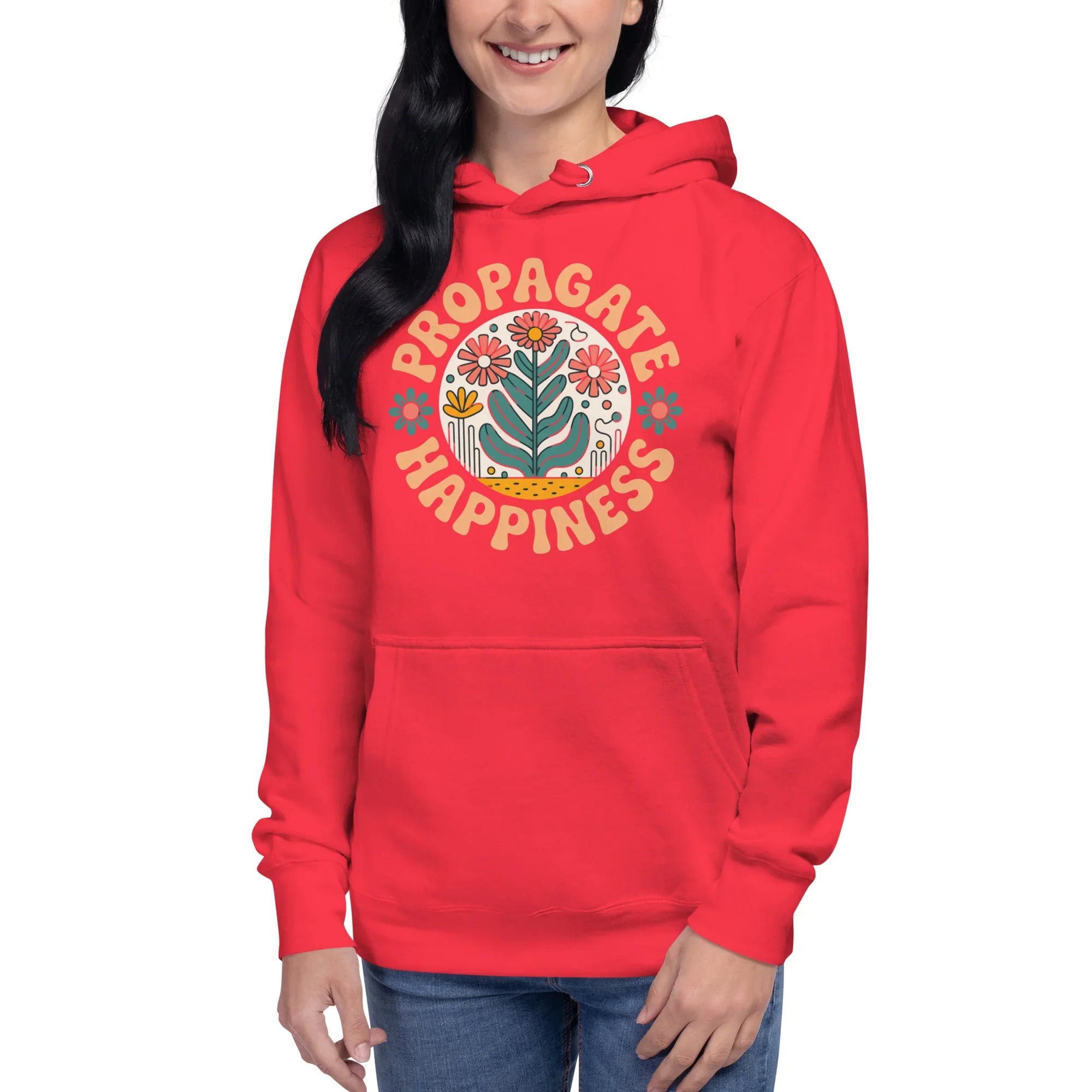 Plant Lover Hoodie – Propagate Happiness Graphic Pullover - RaZits