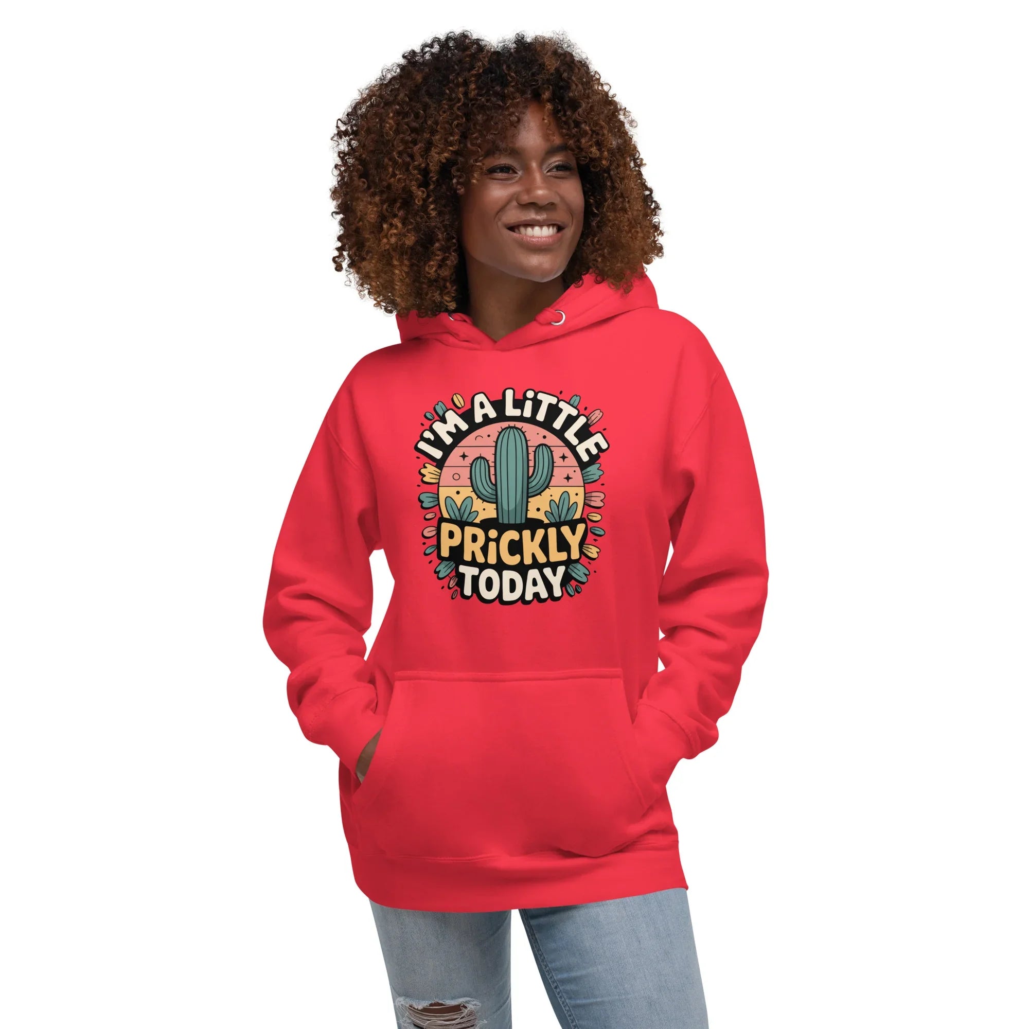 Cactus Hoodie – I’m A Little Prickly Today Funny Desert Pullover - RaZits