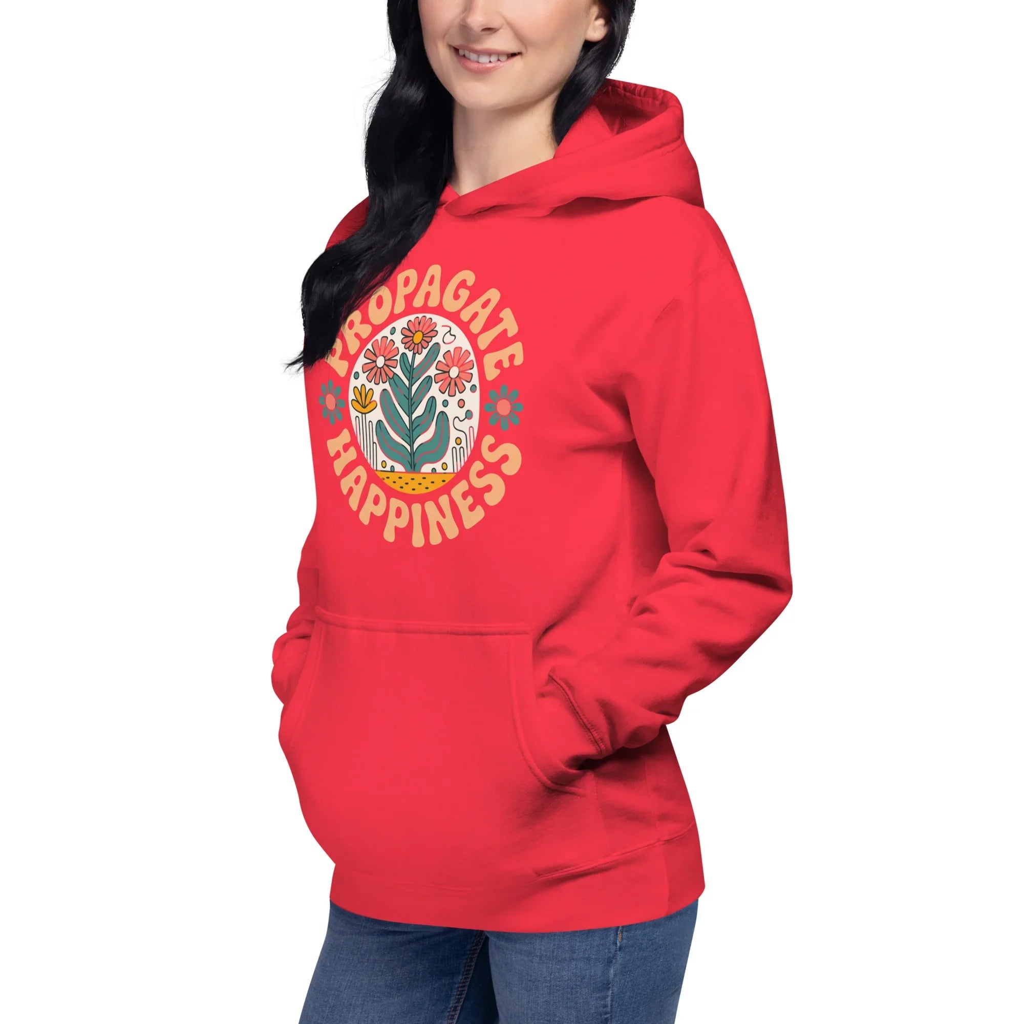 Plant Lover Hoodie – Propagate Happiness Graphic Pullover - RaZits