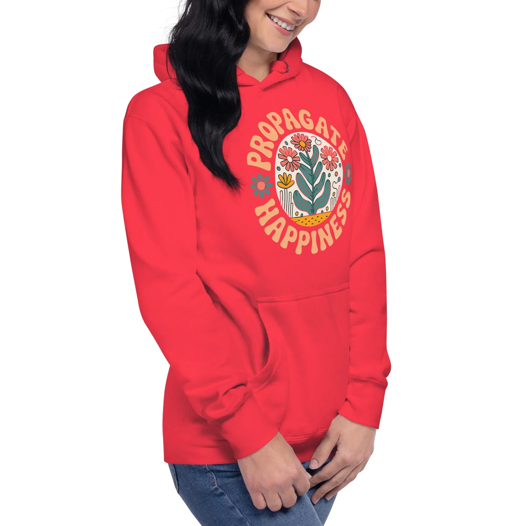 Plant Lover Hoodie – Propagate Happiness Graphic Pullover - RaZits