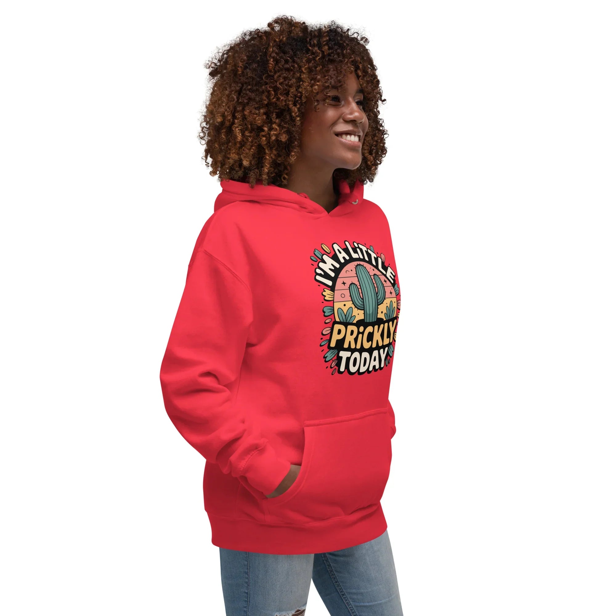Cactus Hoodie – I’m A Little Prickly Today Funny Desert Pullover - RaZits
