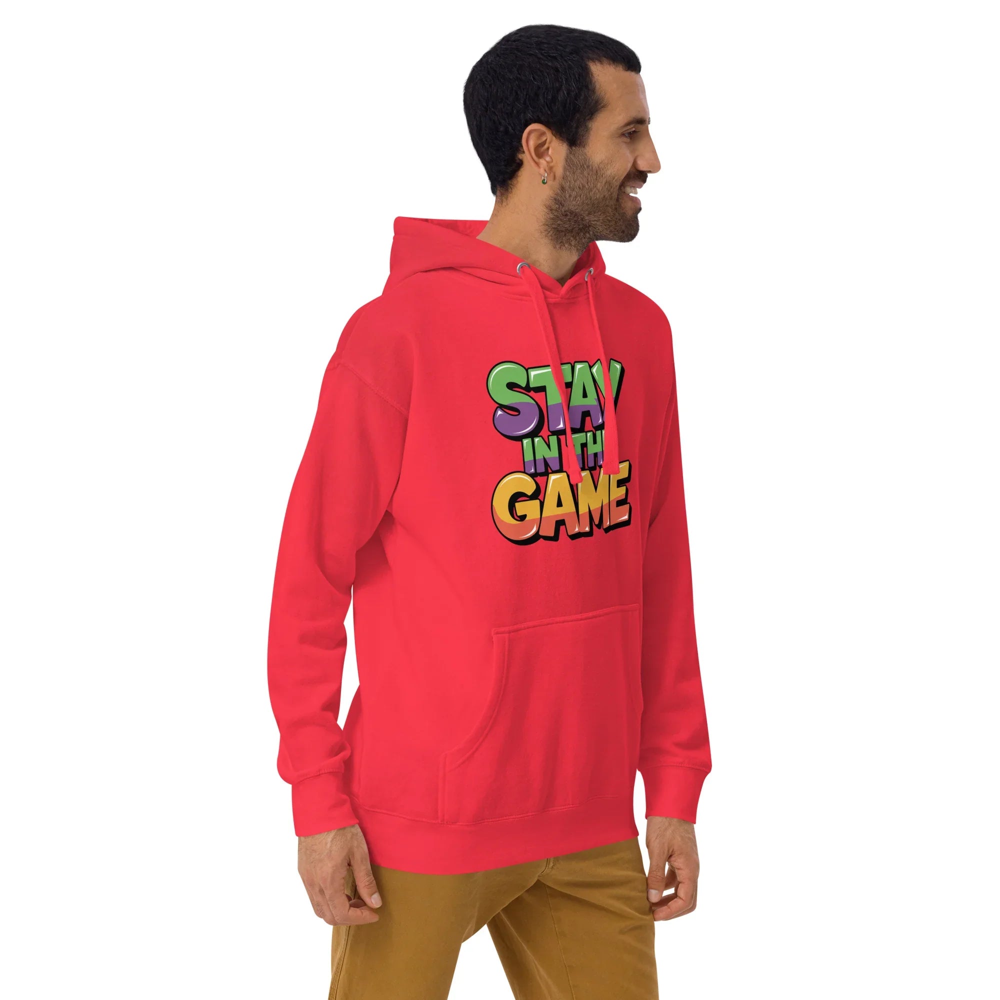 Stay in the Game Hoodie – Bold Motivational Gamer Style - RaZits