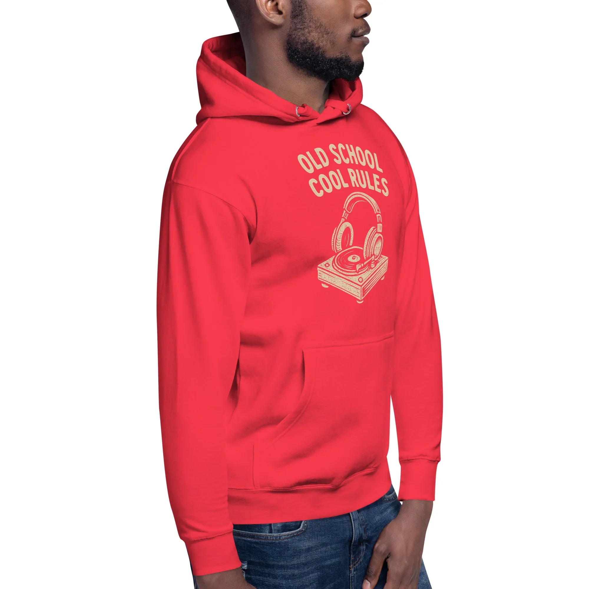 Old School Cool Rules Hoodie – Vintage Turntable Chillwear - RaZits