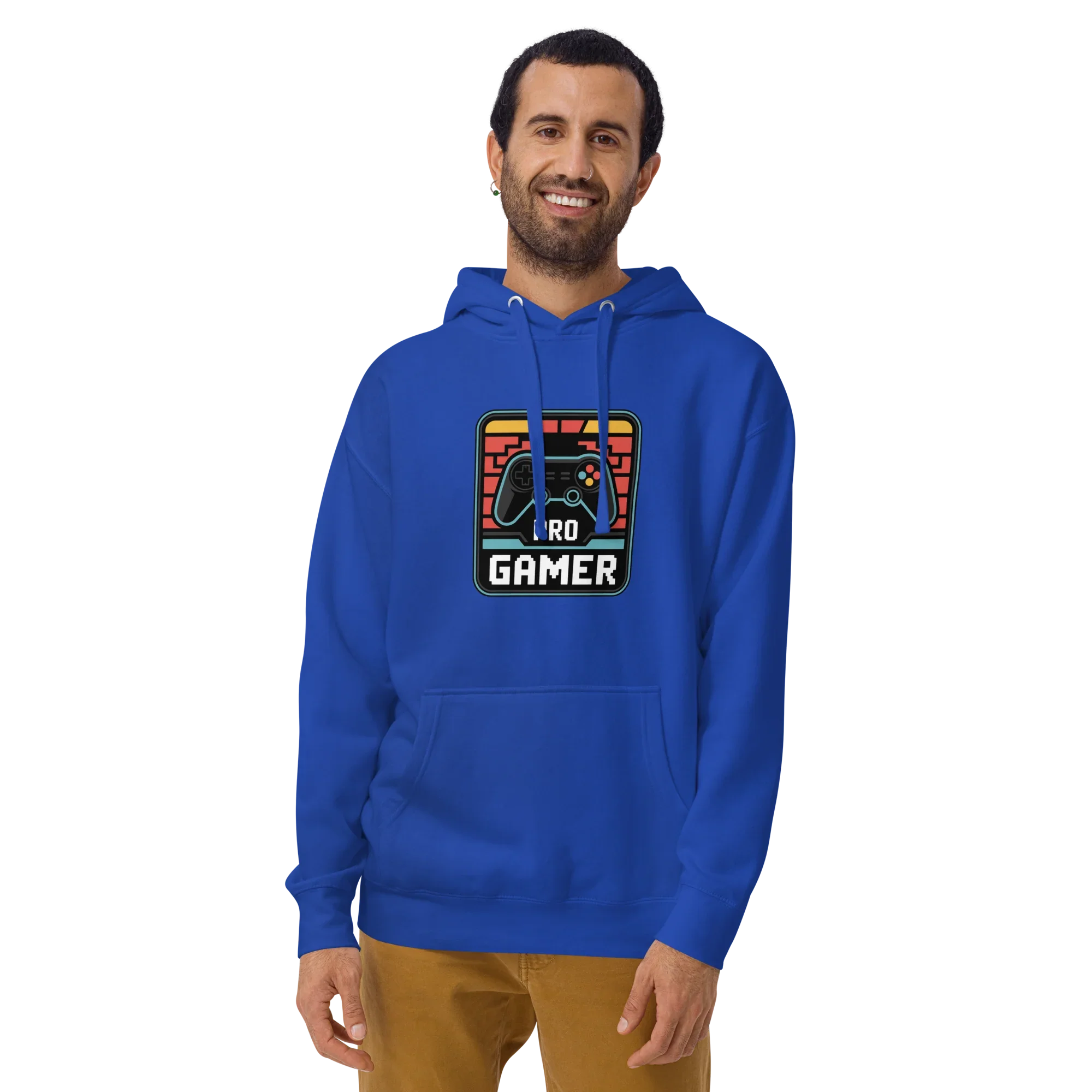 Pro Gamer Hoodie – Retro Pixel Art Game Controller Design - RaZits