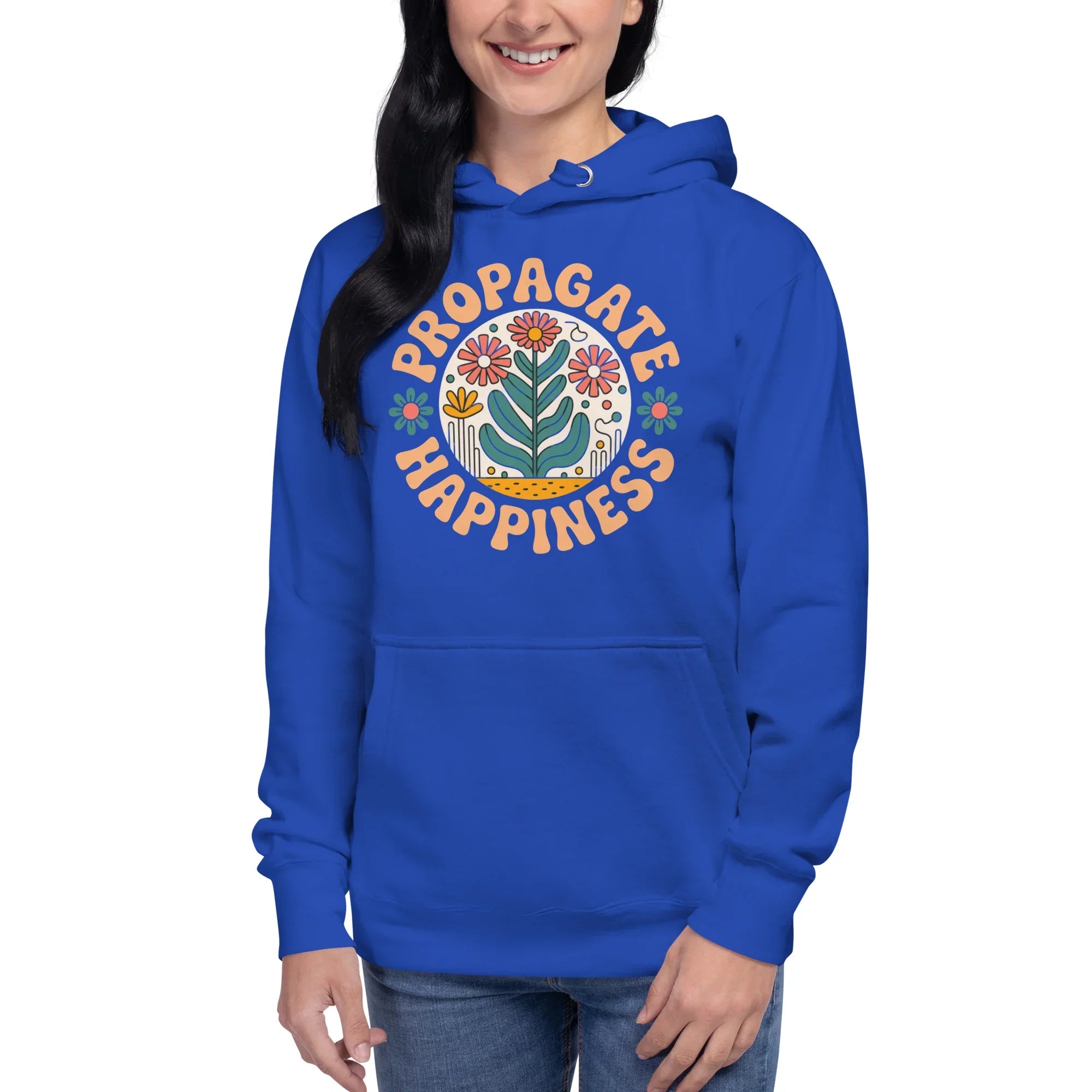 Plant Lover Hoodie – Propagate Happiness Graphic Pullover - RaZits