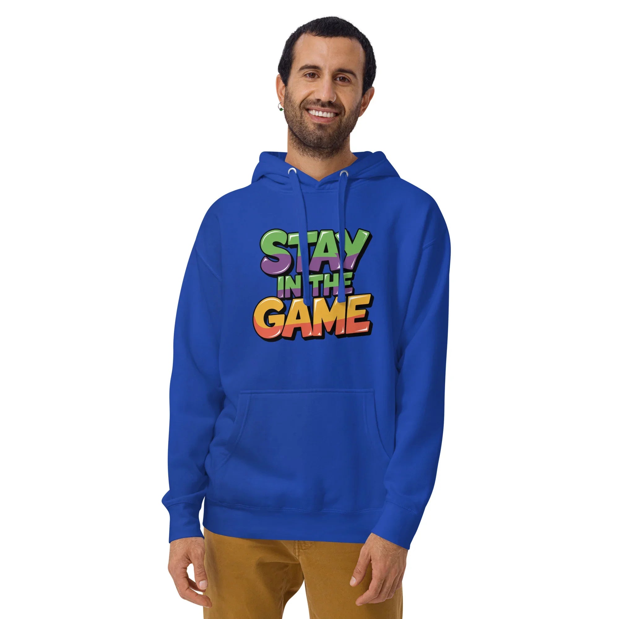Stay in the Game Hoodie – Bold Motivational Gamer Style - RaZits