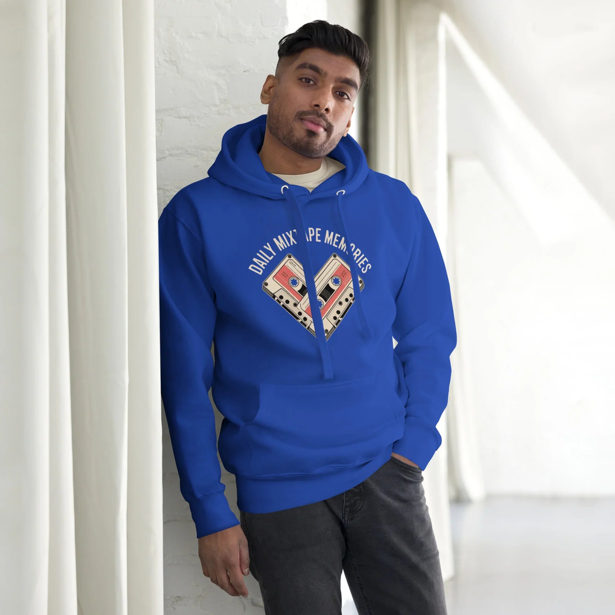 Mixtape Memories Hoodie – Retro Cassette Heart Throwback - RaZits