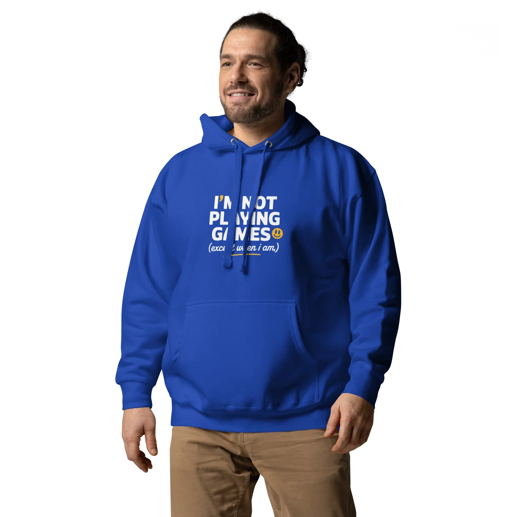 Not Playing Games Hoodie – Funny Gamer Mood Quote - RaZits