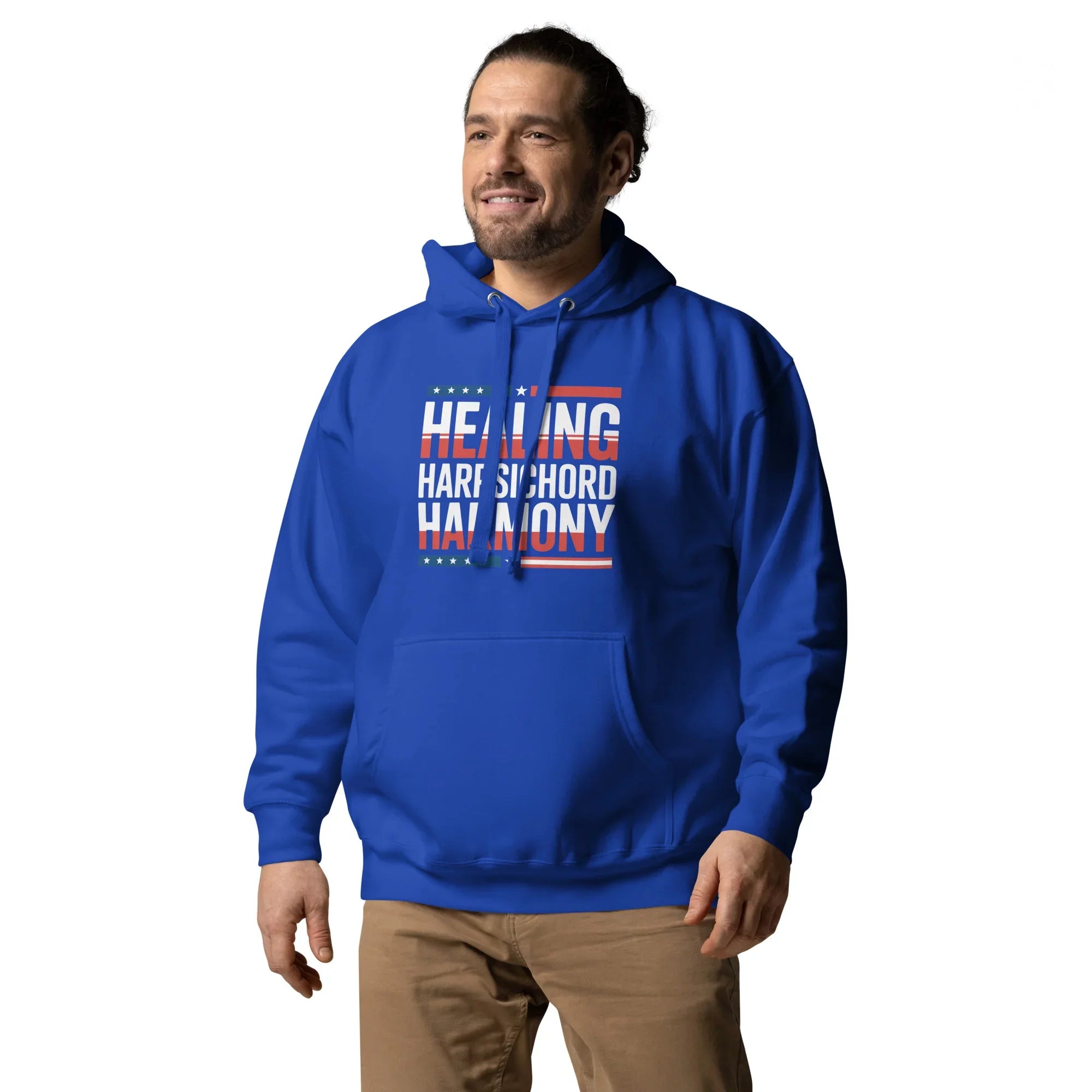 Healing Harpsichord Harmony Hoodie – Patriotic Classical Vibes - RaZits