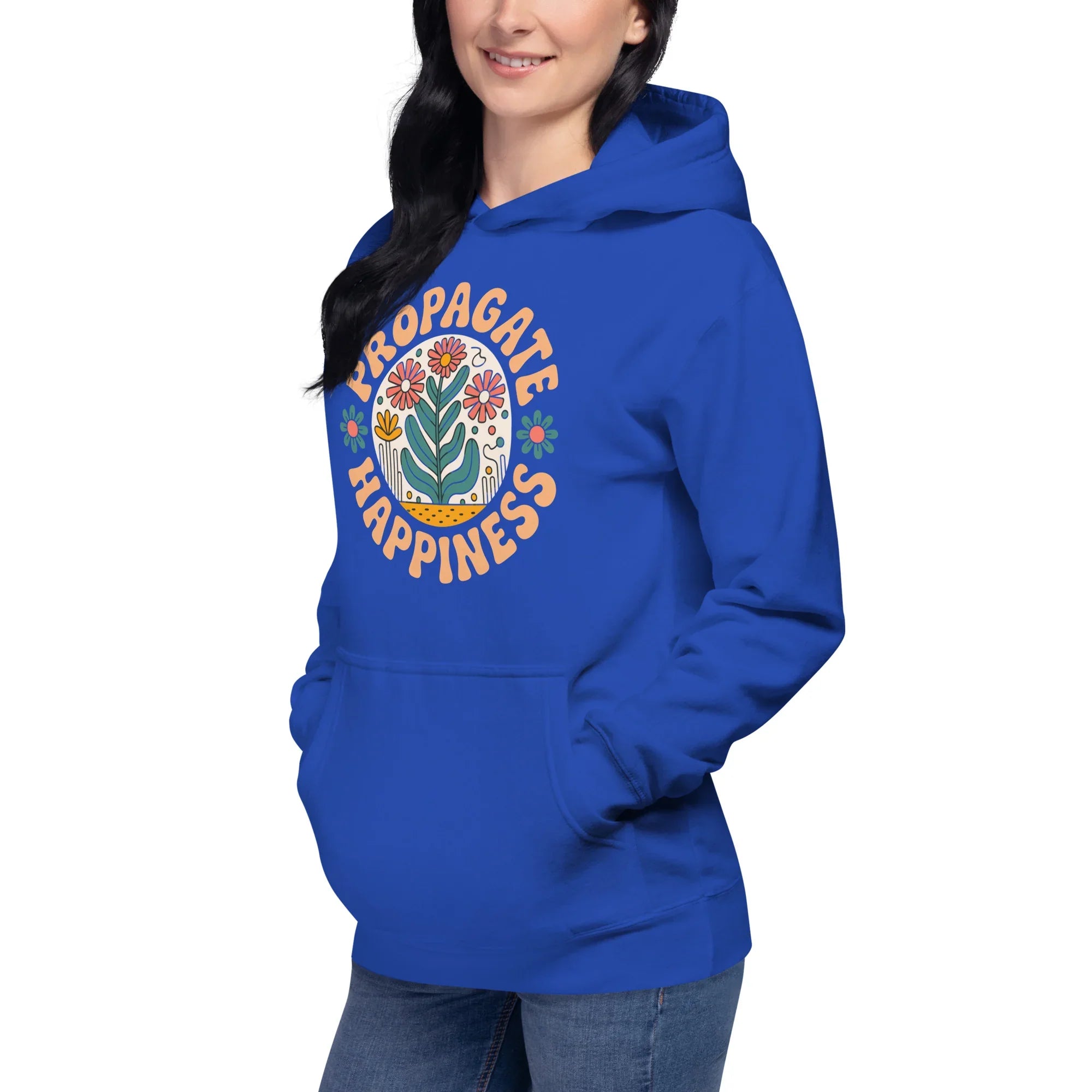 Plant Lover Hoodie – Propagate Happiness Graphic Pullover - RaZits
