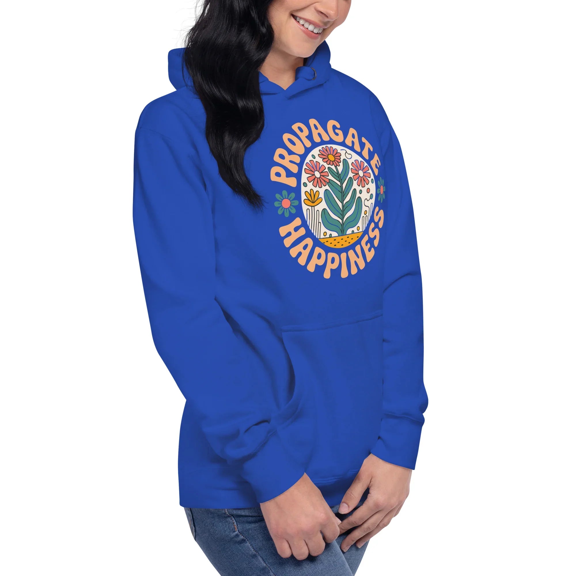 Plant Lover Hoodie – Propagate Happiness Graphic Pullover - RaZits