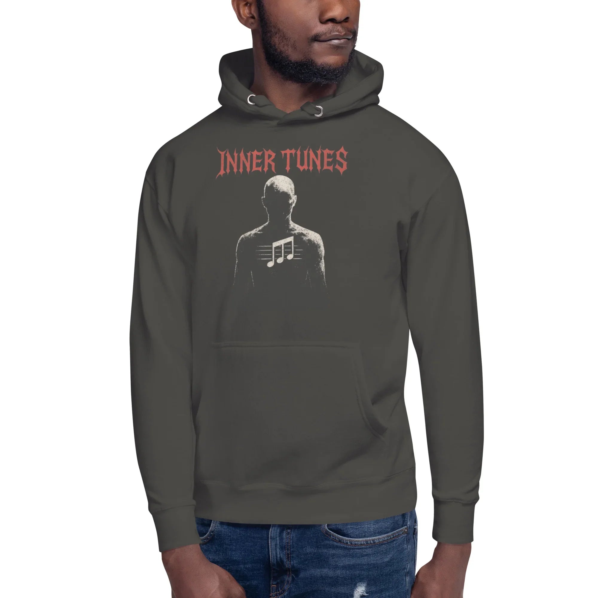 Inner Tunes Hoodie – Minimalist Music Soulwear - RaZits