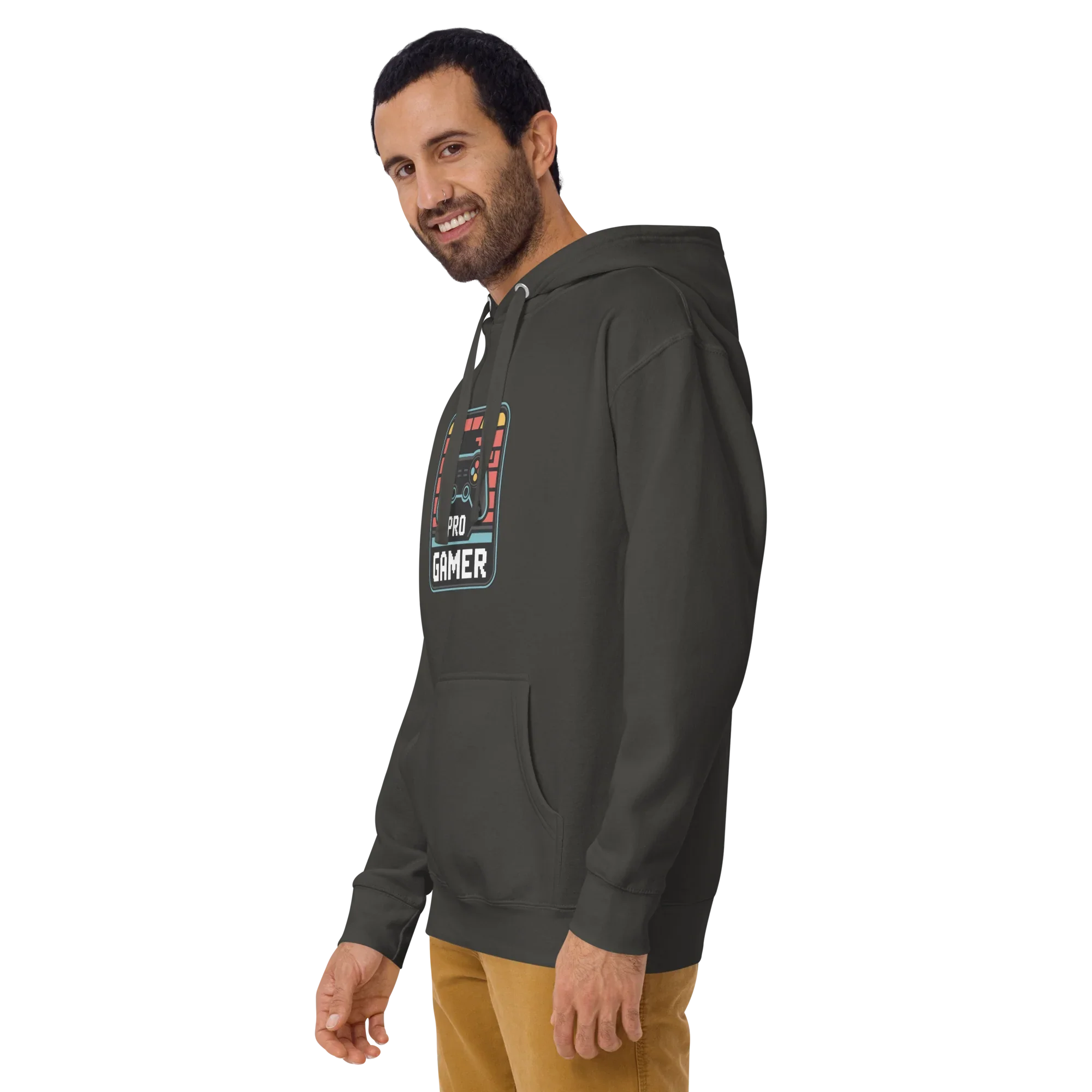 Pro Gamer Hoodie – Retro Pixel Art Game Controller Design - RaZits