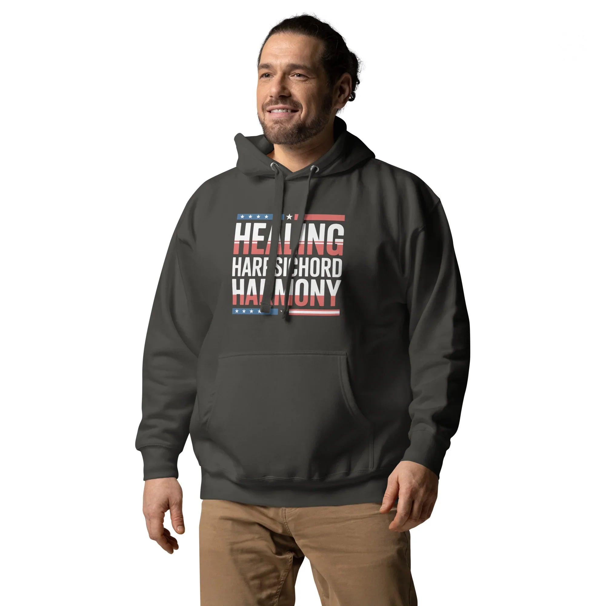 Healing Harpsichord Harmony Hoodie – Patriotic Classical Vibes - RaZits