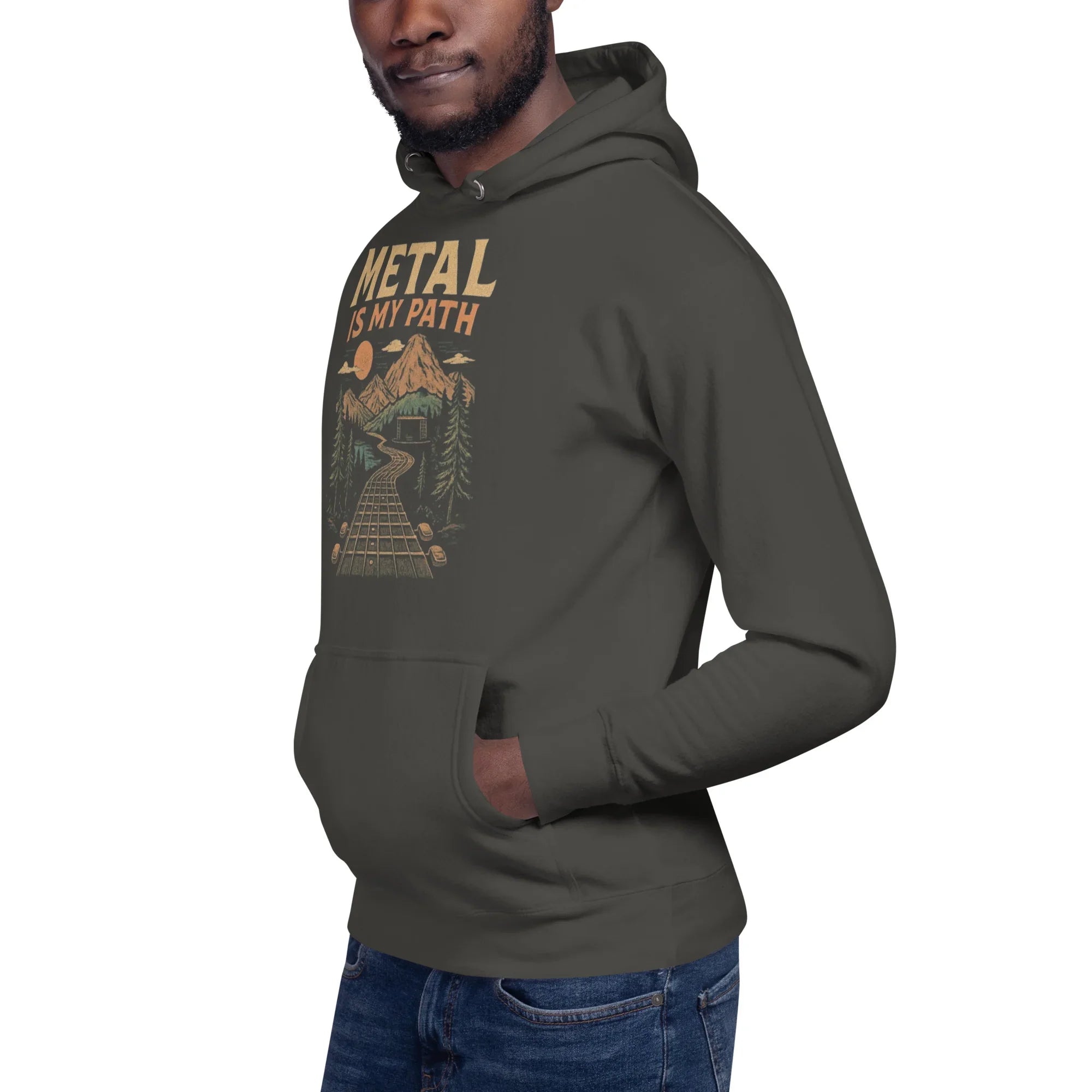 Metal Is My Path Hoodie – Heavy Music Trailblazer - RaZits