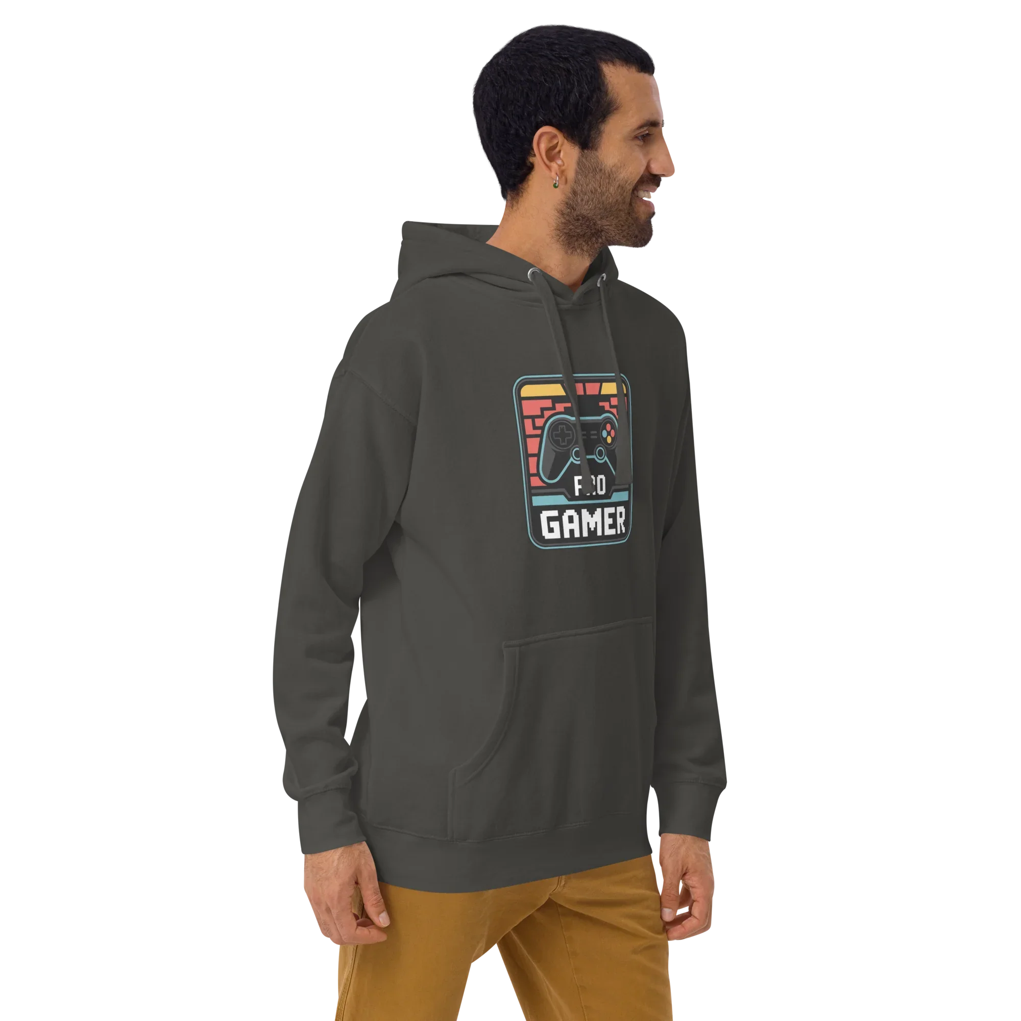 Pro Gamer Hoodie – Retro Pixel Art Game Controller Design - RaZits