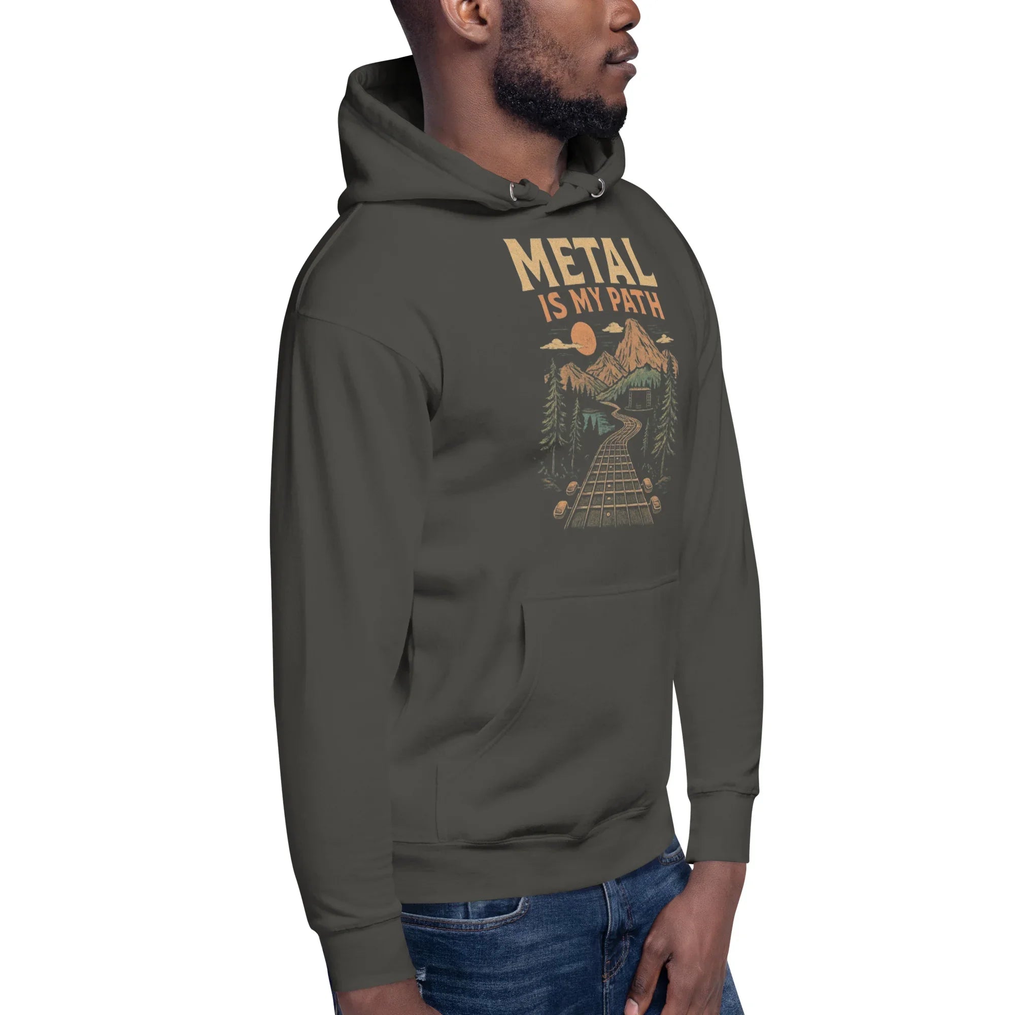 Metal Is My Path Hoodie – Heavy Music Trailblazer - RaZits