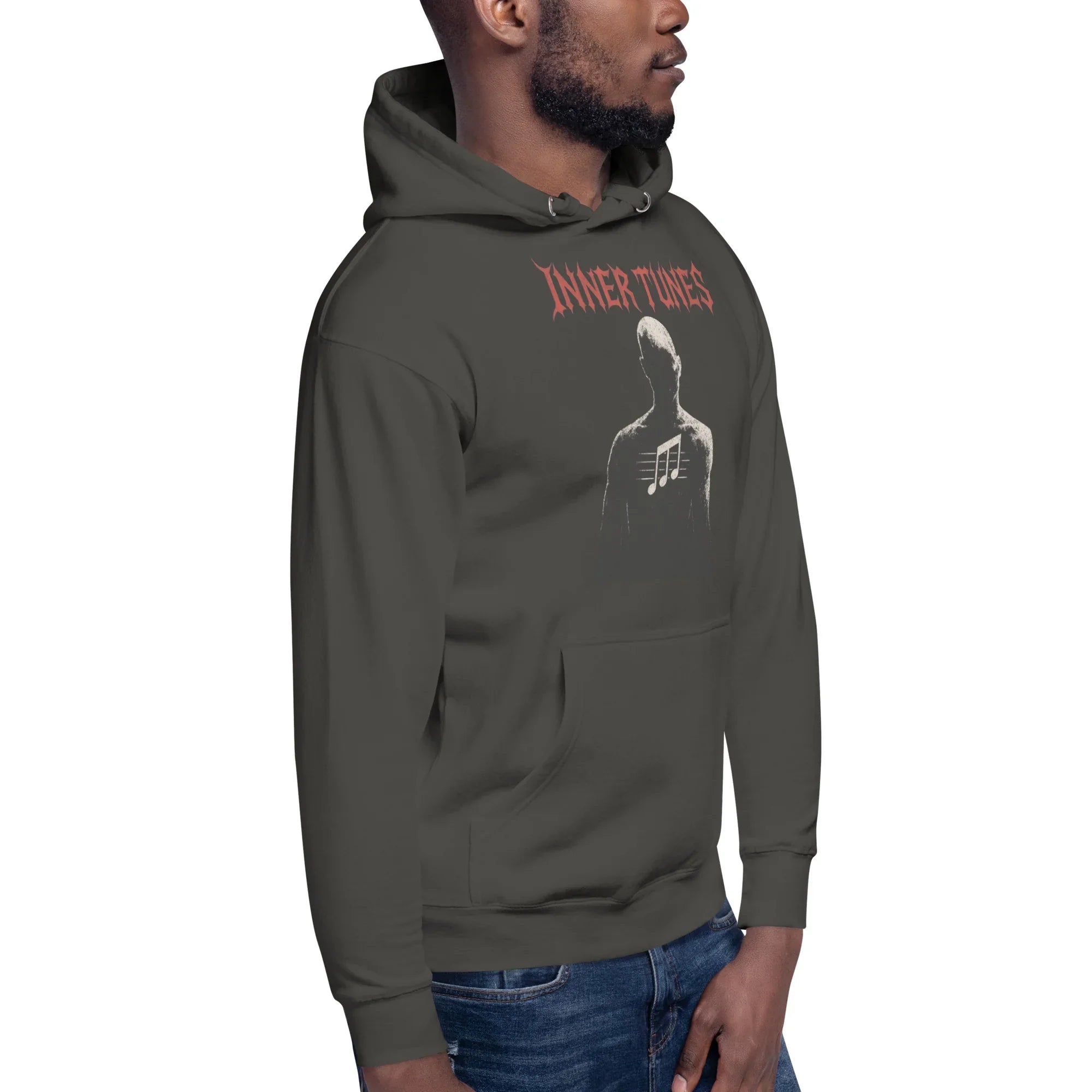 Inner Tunes Hoodie – Minimalist Music Soulwear - RaZits