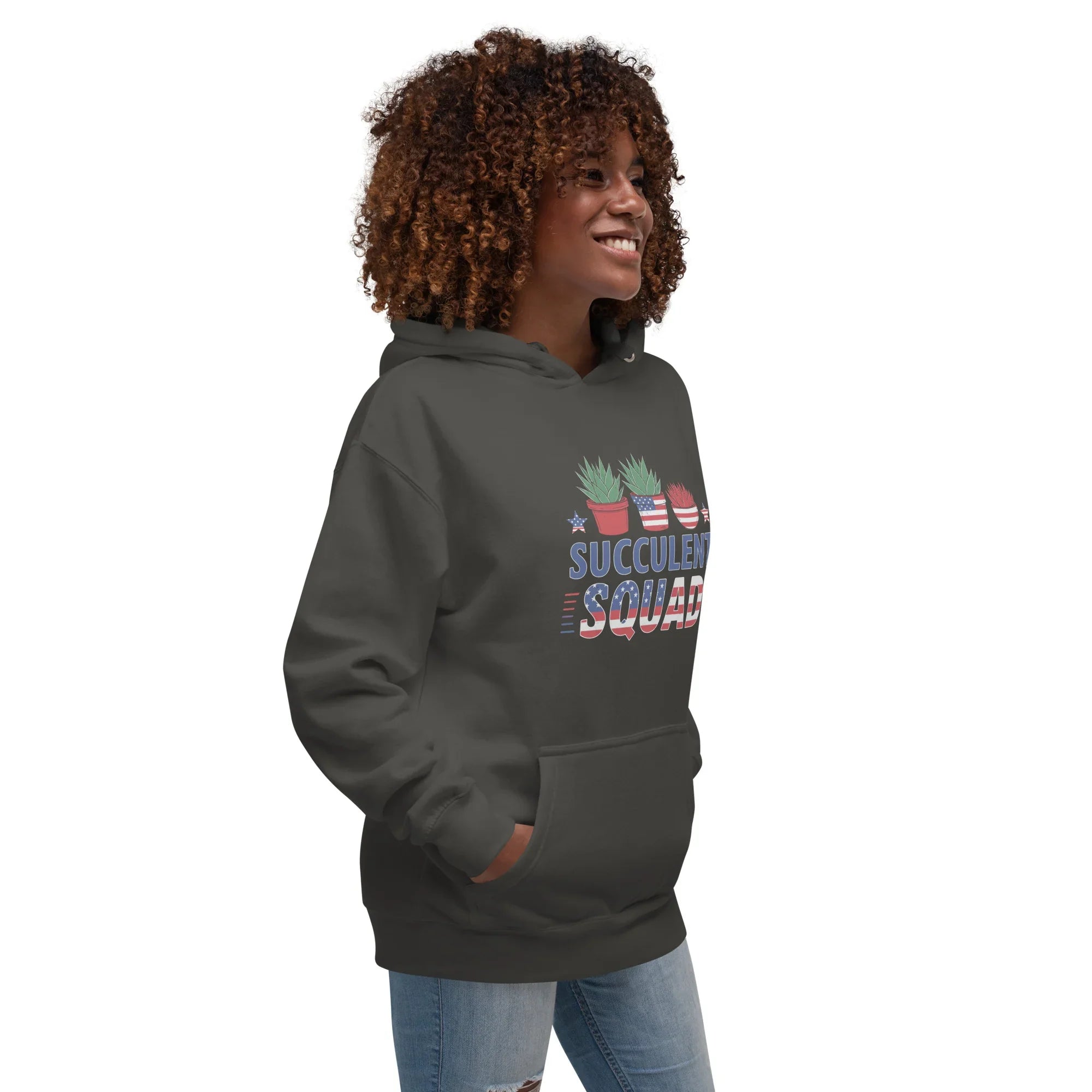Succulent Hoodie – Succulent Squad Cute Plant Pullover - RaZits