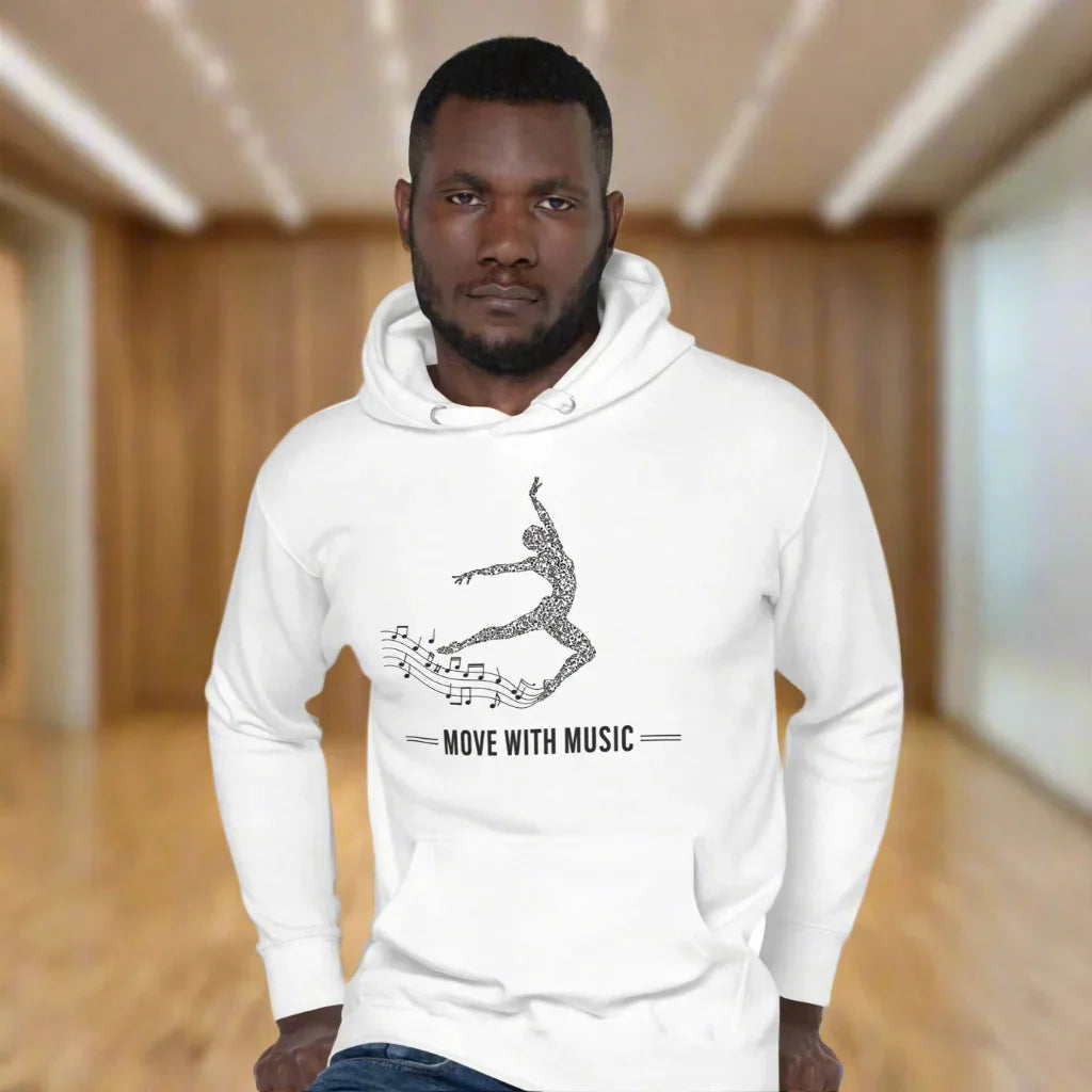 Move With Music Hoodie – Dance & Rhythm Graphic - RaZits