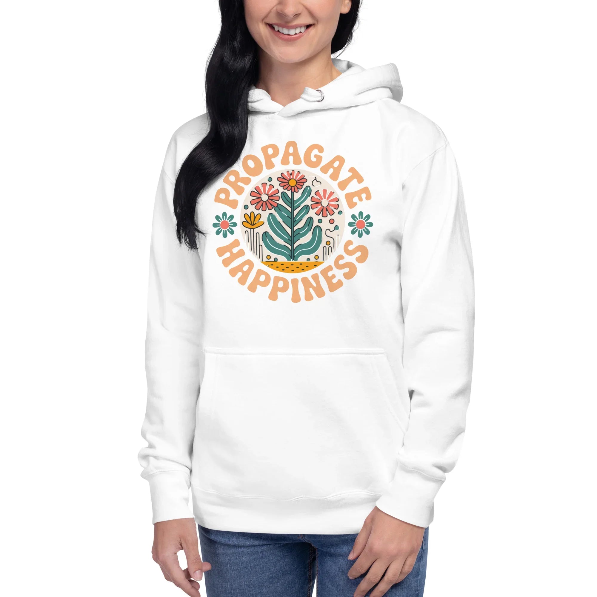 Plant Lover Hoodie – Propagate Happiness Graphic Pullover - RaZits