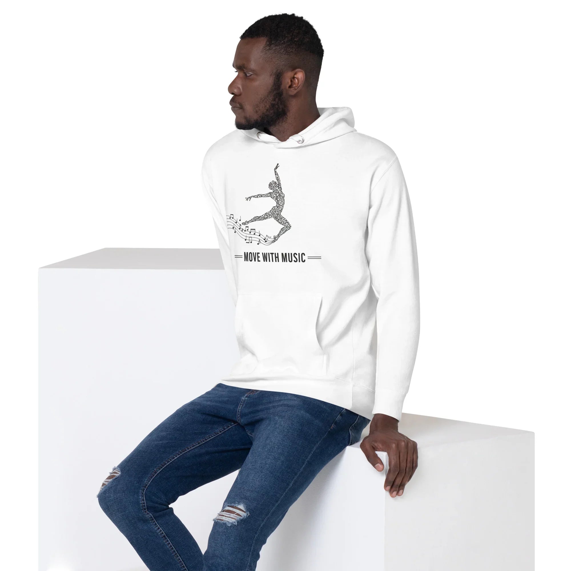 Move With Music Hoodie – Dance & Rhythm Graphic - RaZits