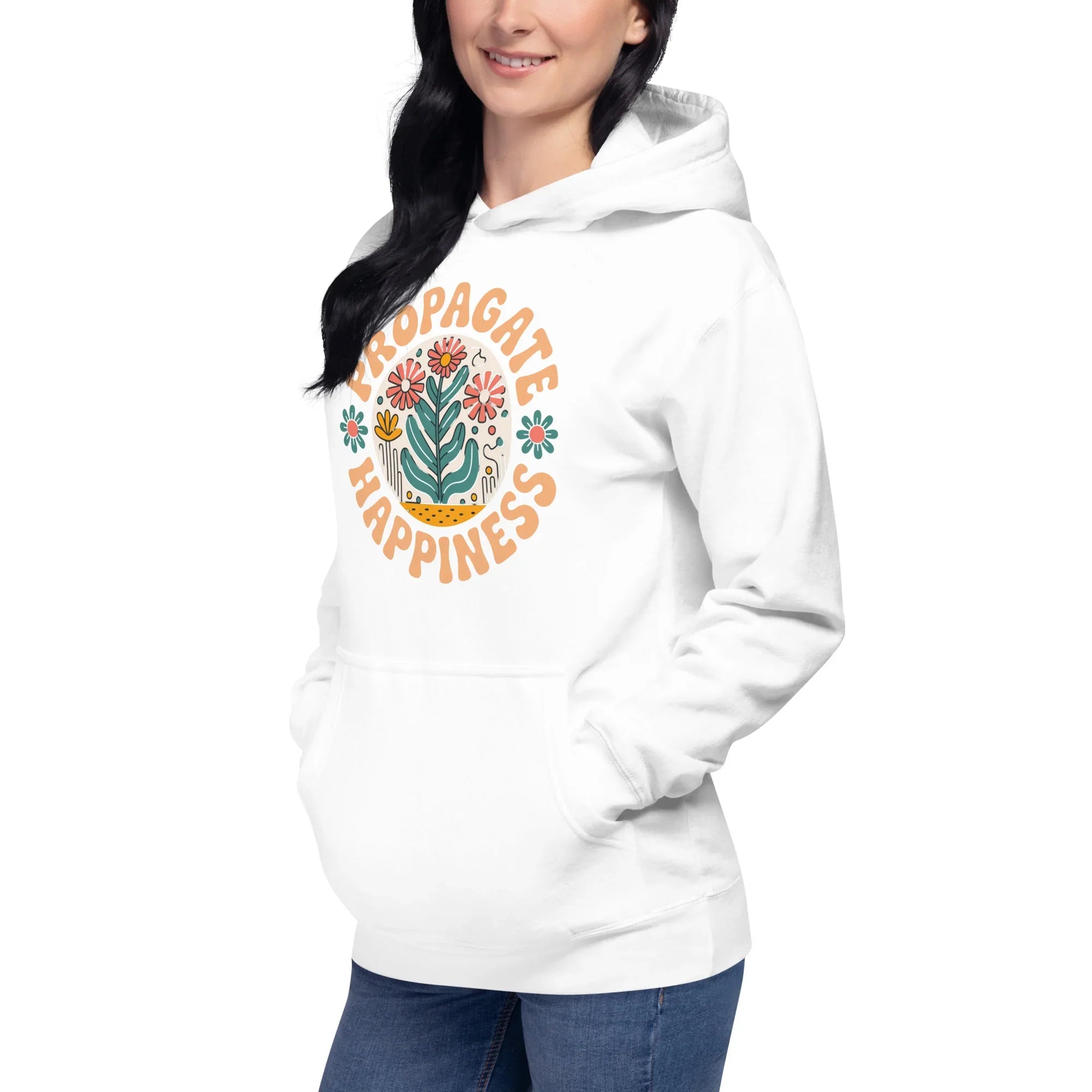 Plant Lover Hoodie – Propagate Happiness Graphic Pullover - RaZits