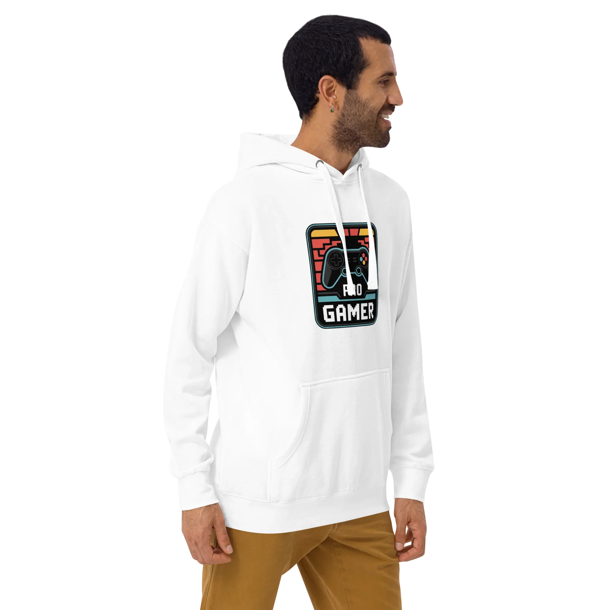 Pro Gamer Hoodie – Retro Pixel Art Game Controller Design - RaZits