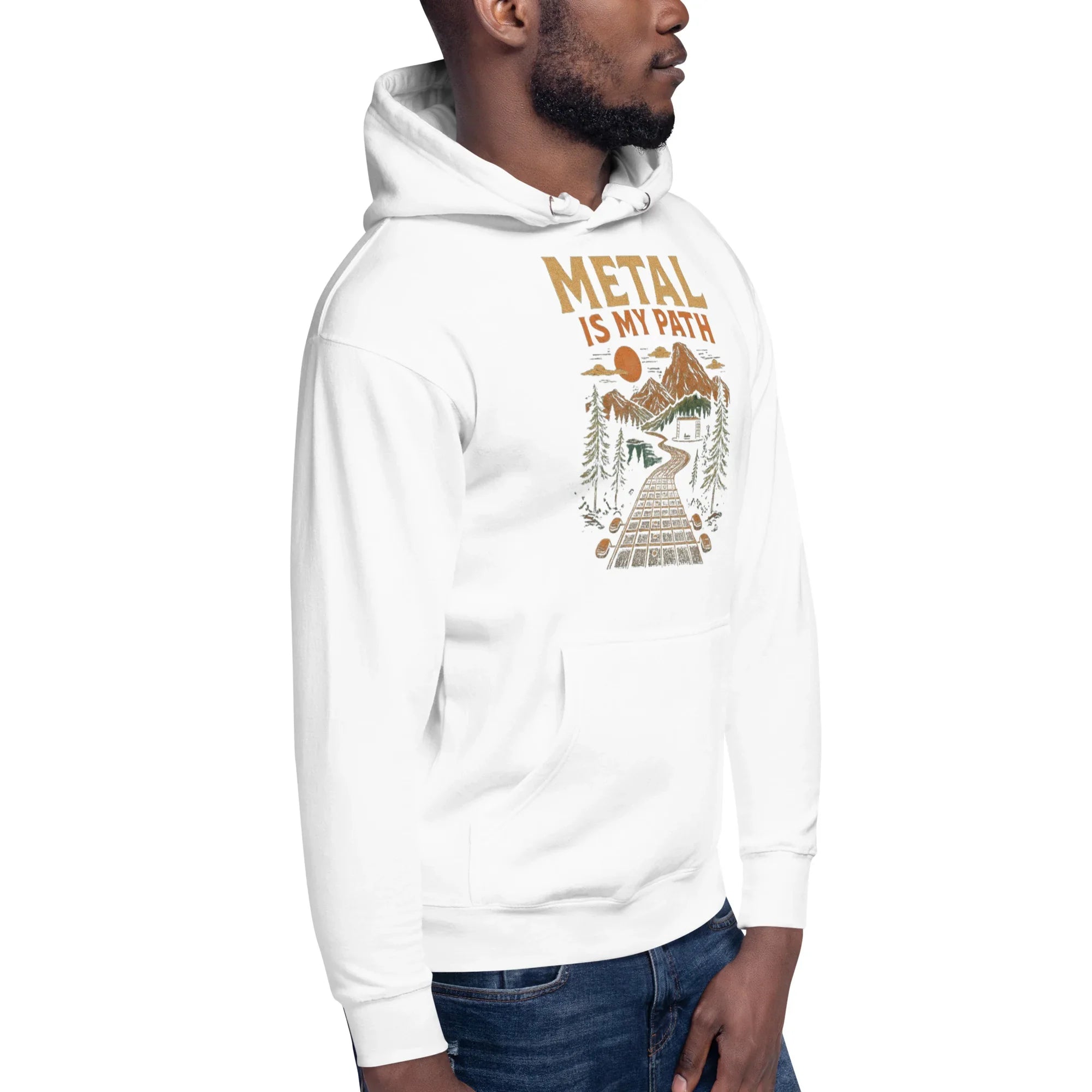Metal Is My Path Hoodie – Heavy Music Trailblazer - RaZits