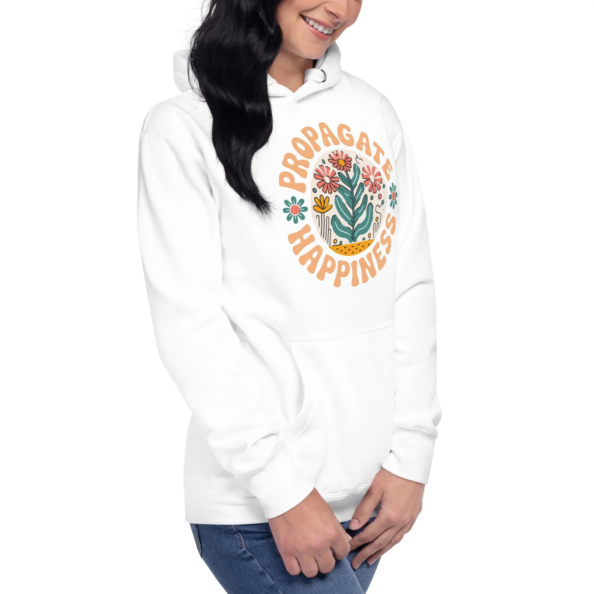 Plant Lover Hoodie – Propagate Happiness Graphic Pullover - RaZits