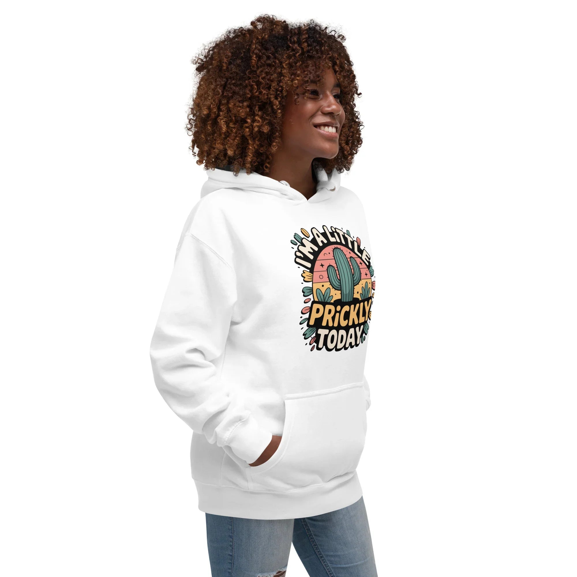 Cactus Hoodie – I’m A Little Prickly Today Funny Desert Pullover - RaZits
