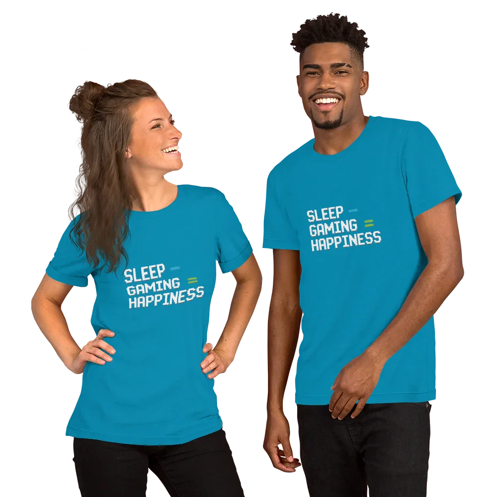 Sleep Minus Gaming Equals Happiness Shirt – Gamer Tee - RaZits