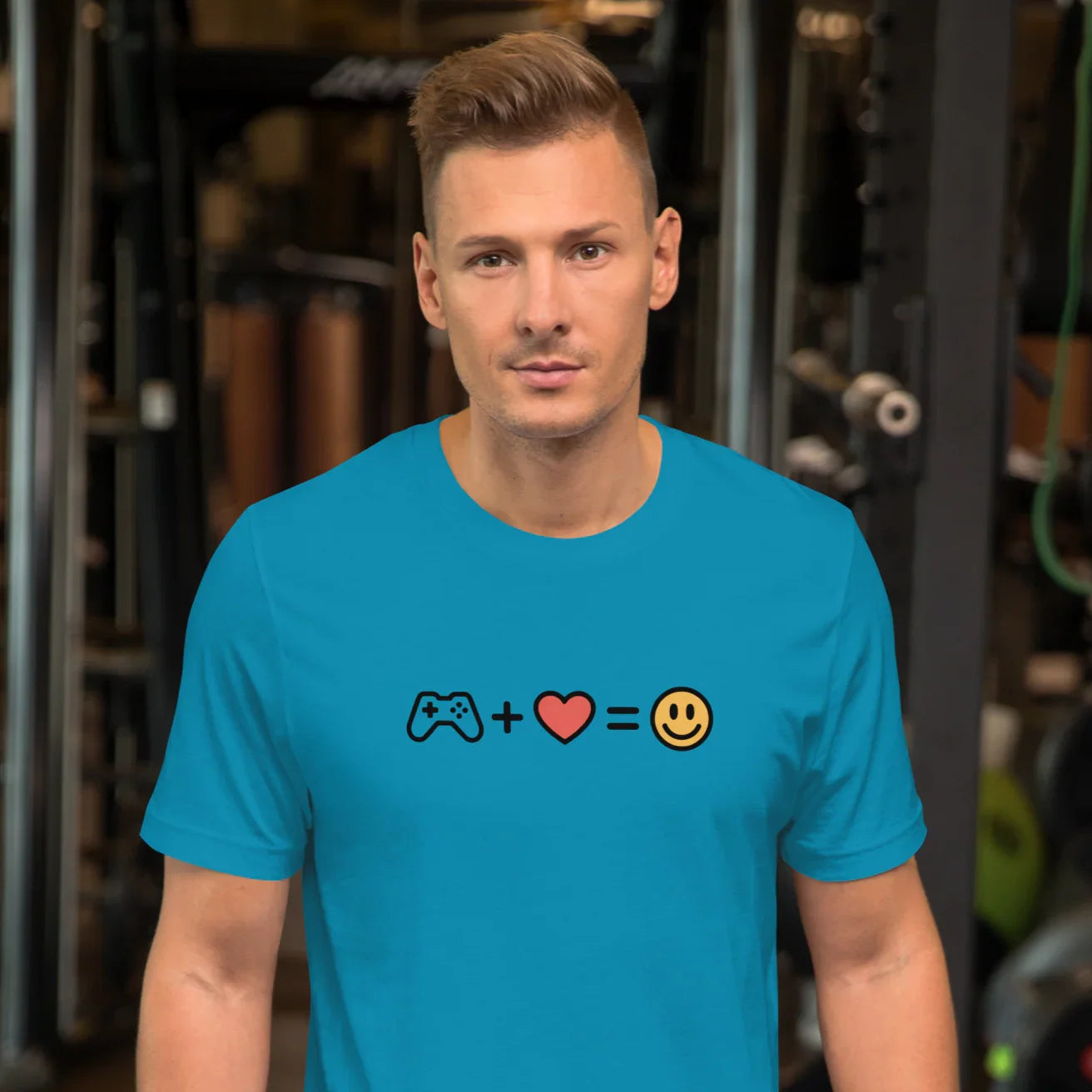 Game + Heart = Smile Shirt – Joyful Gamer Tee - RaZits