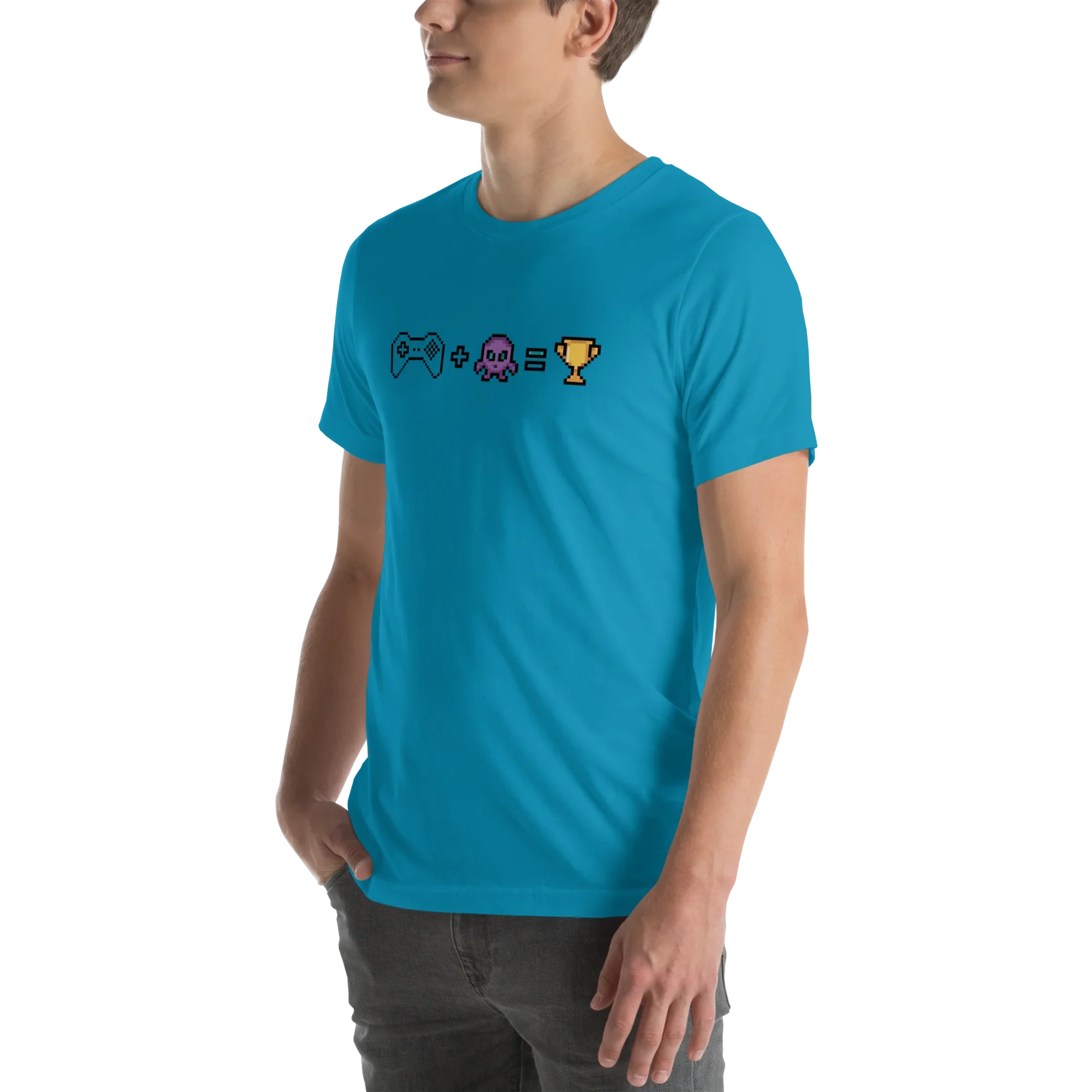 Pixel Gaming Equation Shirt – Retro Gamer Tee - RaZits