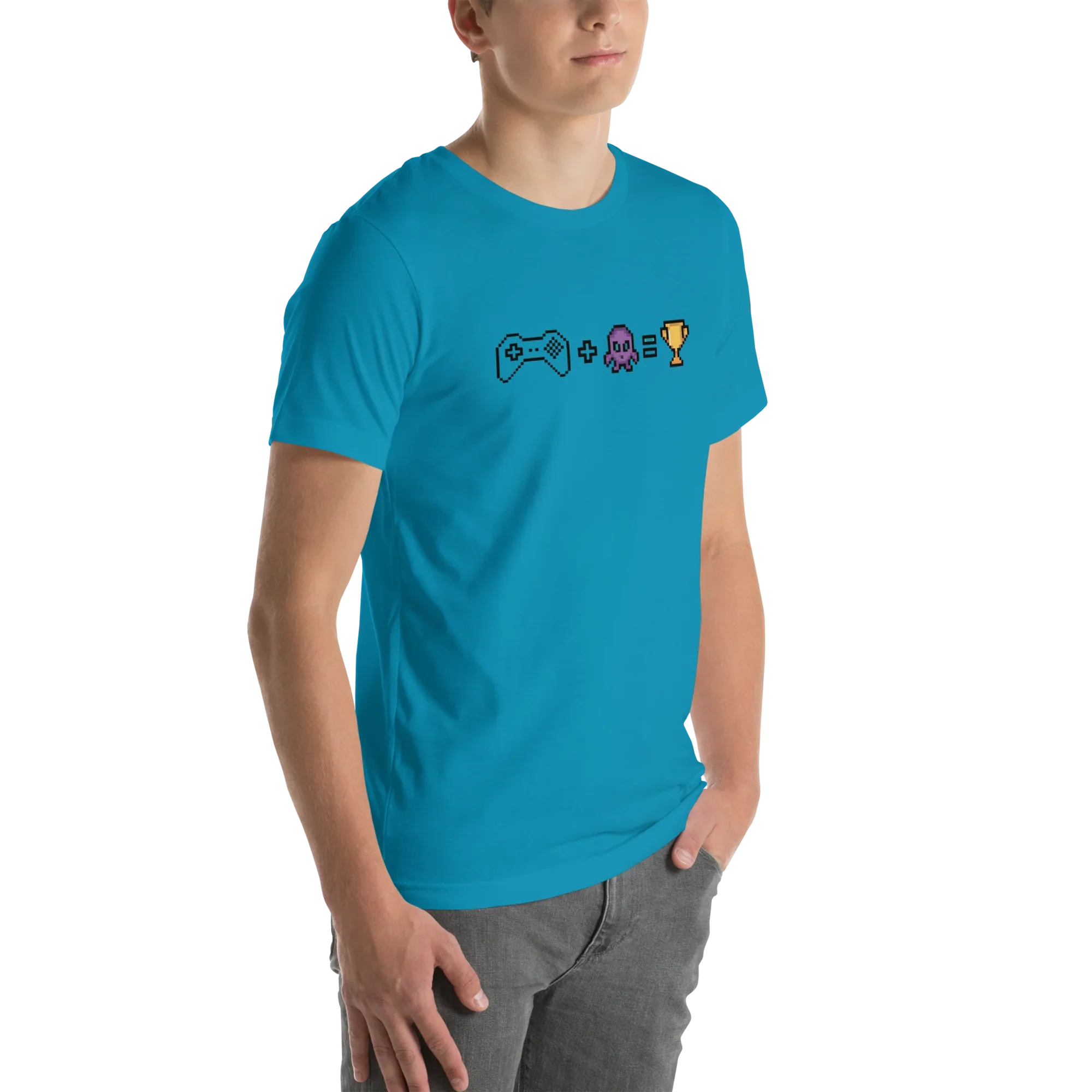 Pixel Gaming Equation Shirt – Retro Gamer Tee - RaZits
