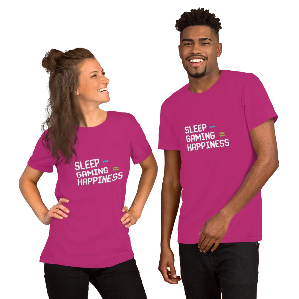 Sleep Minus Gaming Equals Happiness Shirt – Gamer Tee - RaZits