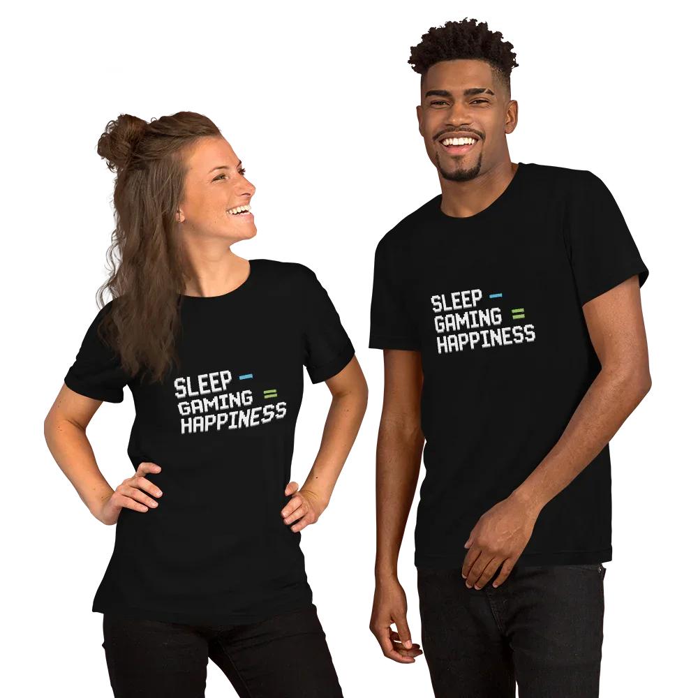 Sleep Minus Gaming Equals Happiness Shirt – Gamer Tee - RaZits