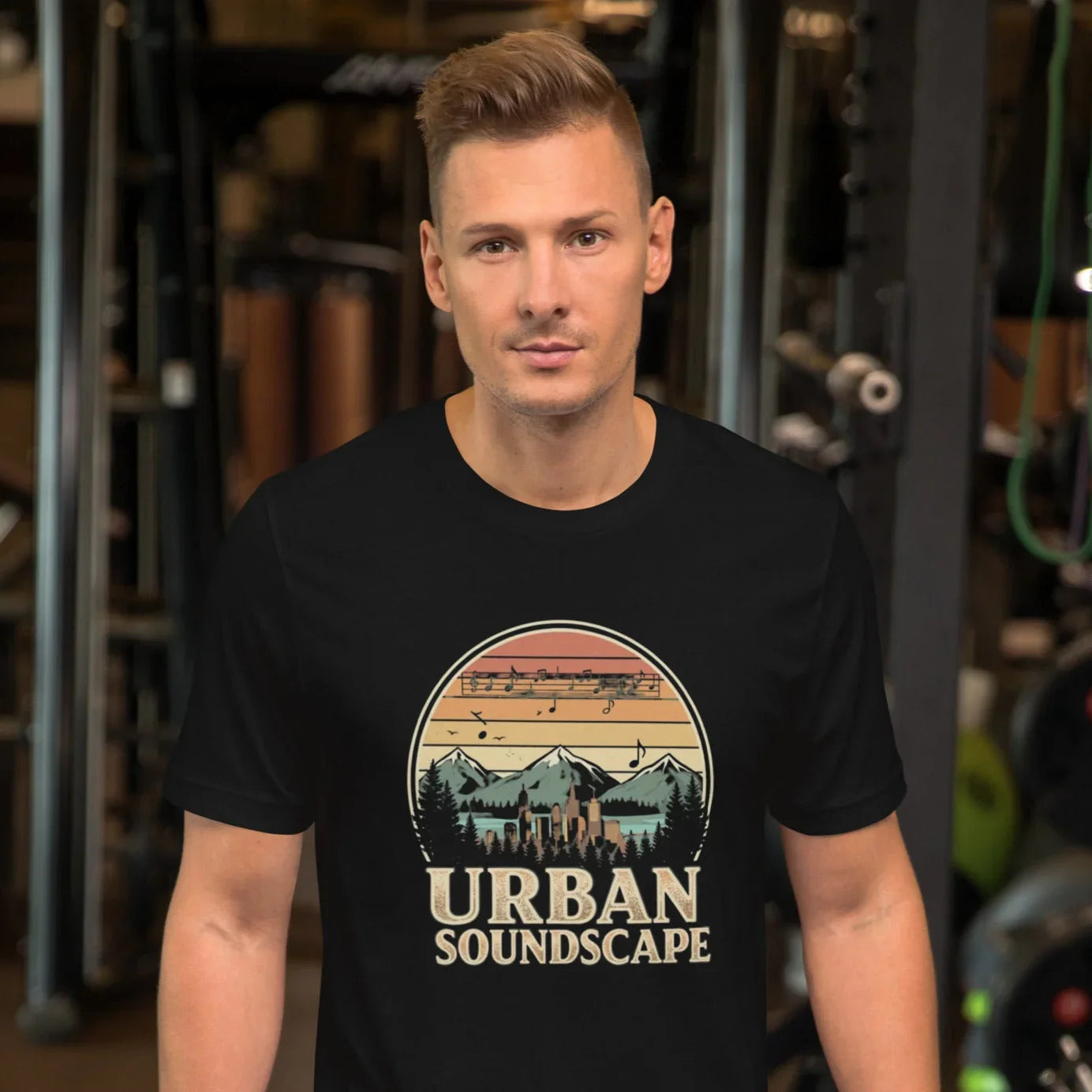 Urban Soundscape City Music T-Shirt – Scenic Audio Art - RaZits