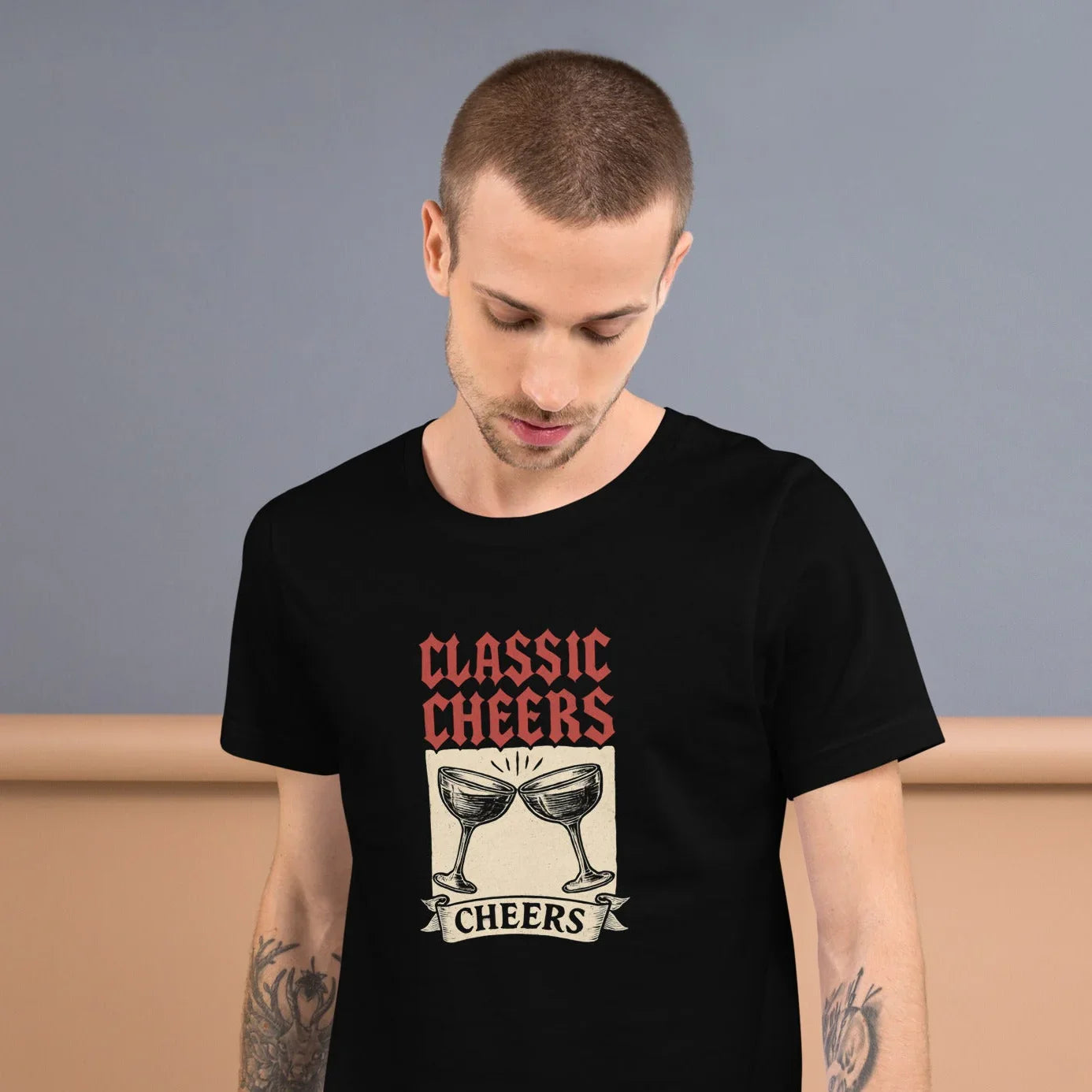 Classic Cheers Vintage Toast Tee - RaZits