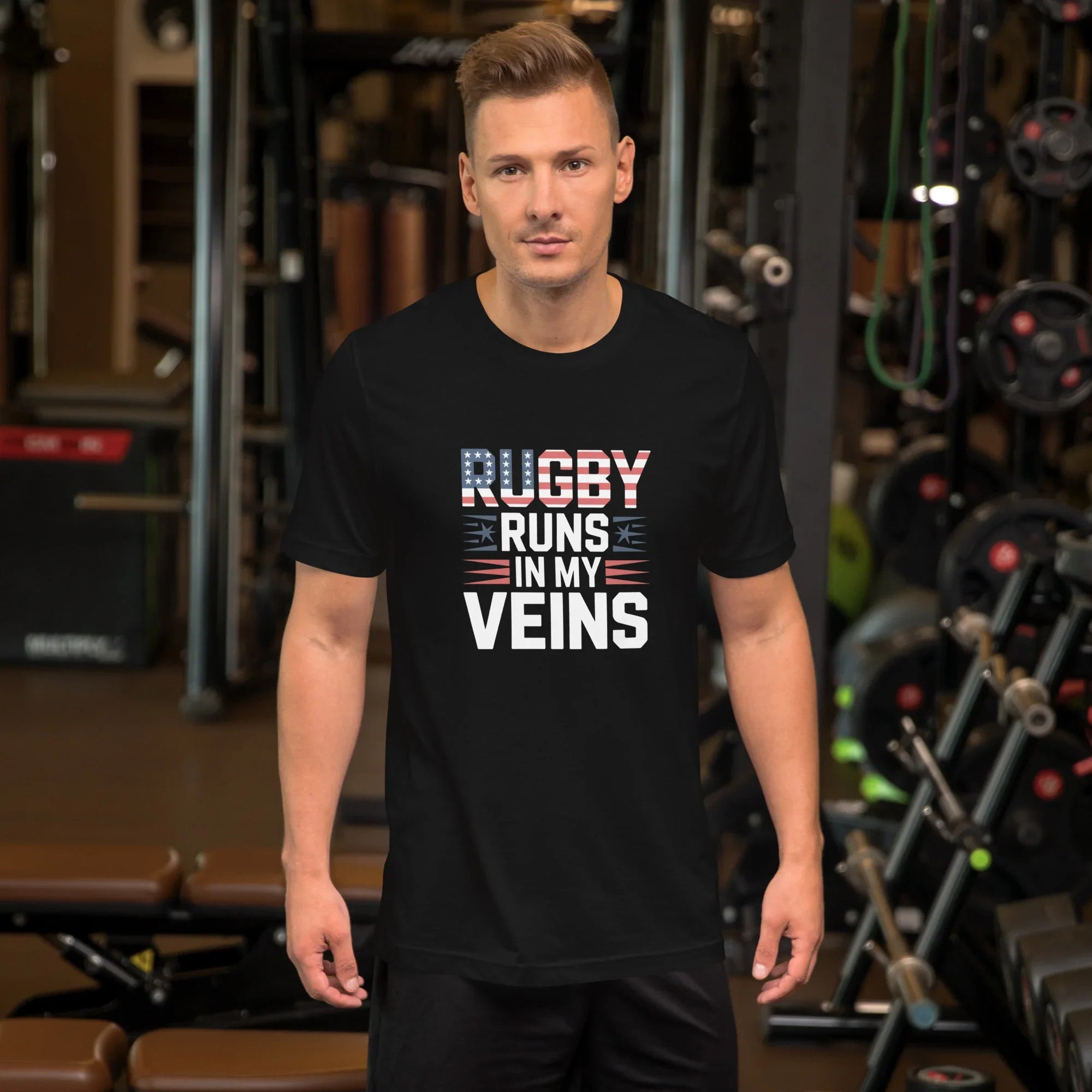 USA Rugby Veins Tee – American Flag Edition - RaZits